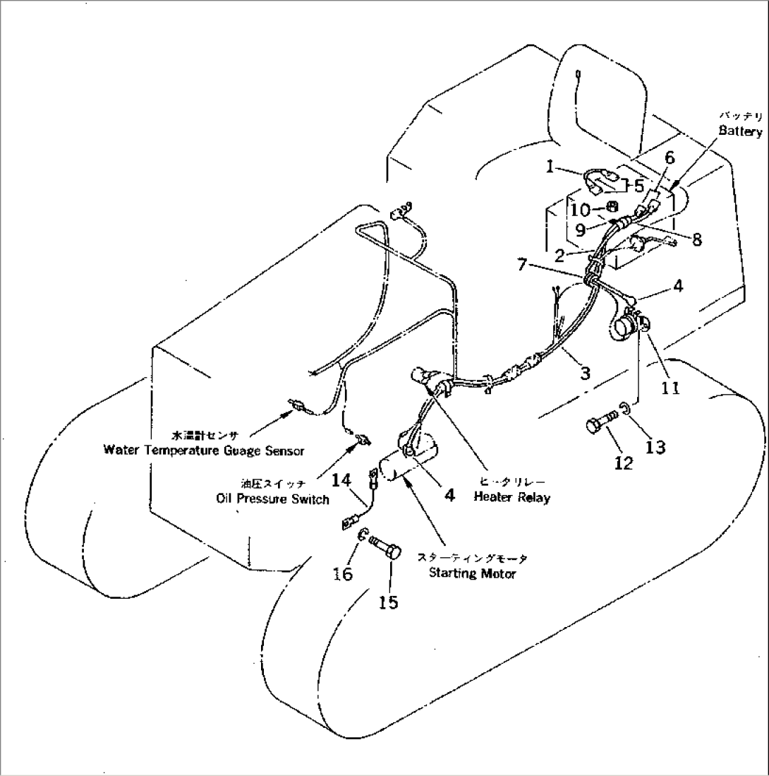 BATTERY WIRING(#41001-41183)