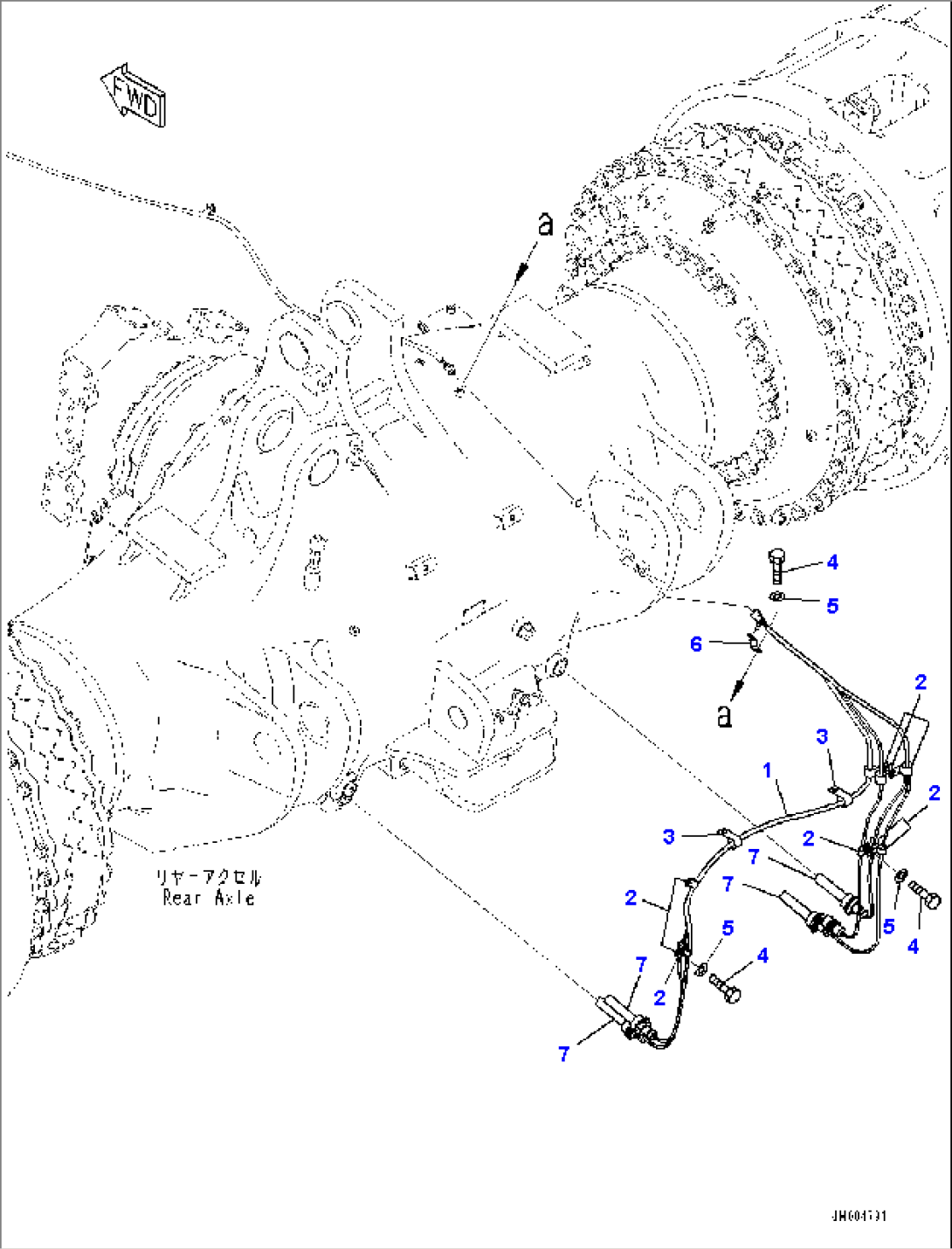 Rear Axle Heater, (#80222-)