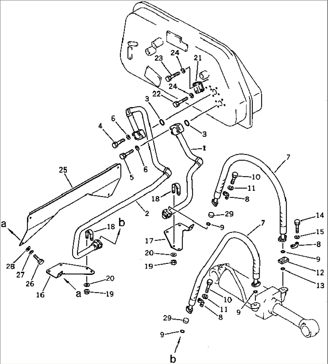HYDRAULIC PIPING¤ ABLE TO AVAIL FOR RIPPER TOOL