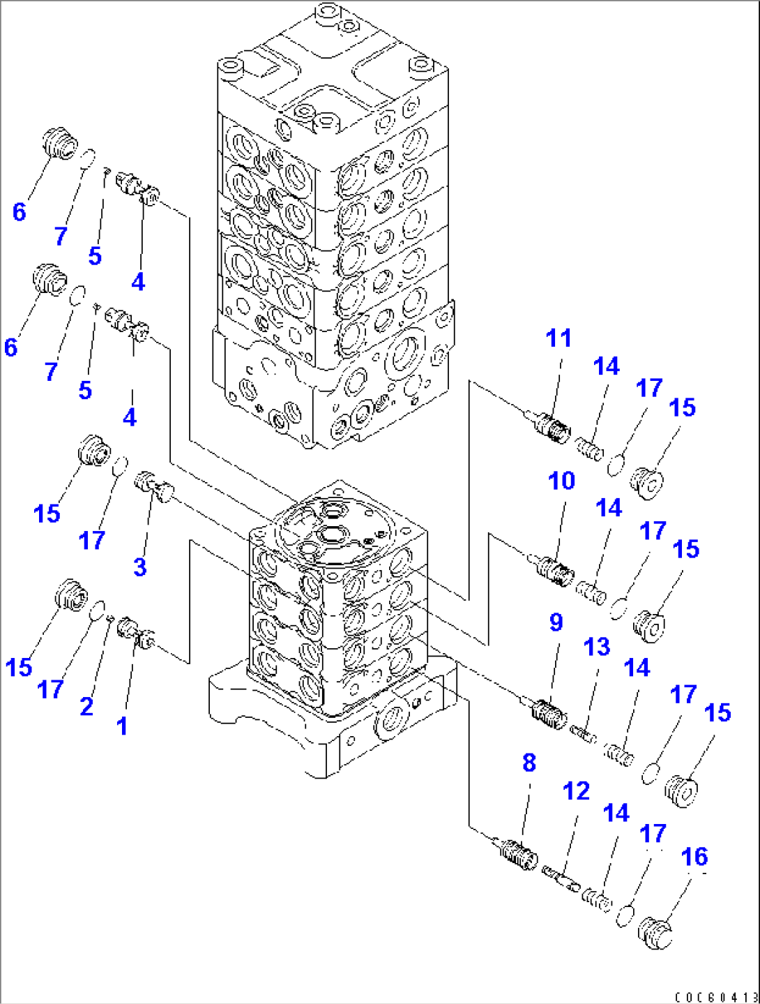 MAIN VALVE (2-ATTACHMENT) (BLADE) (11/30)(#20001-)