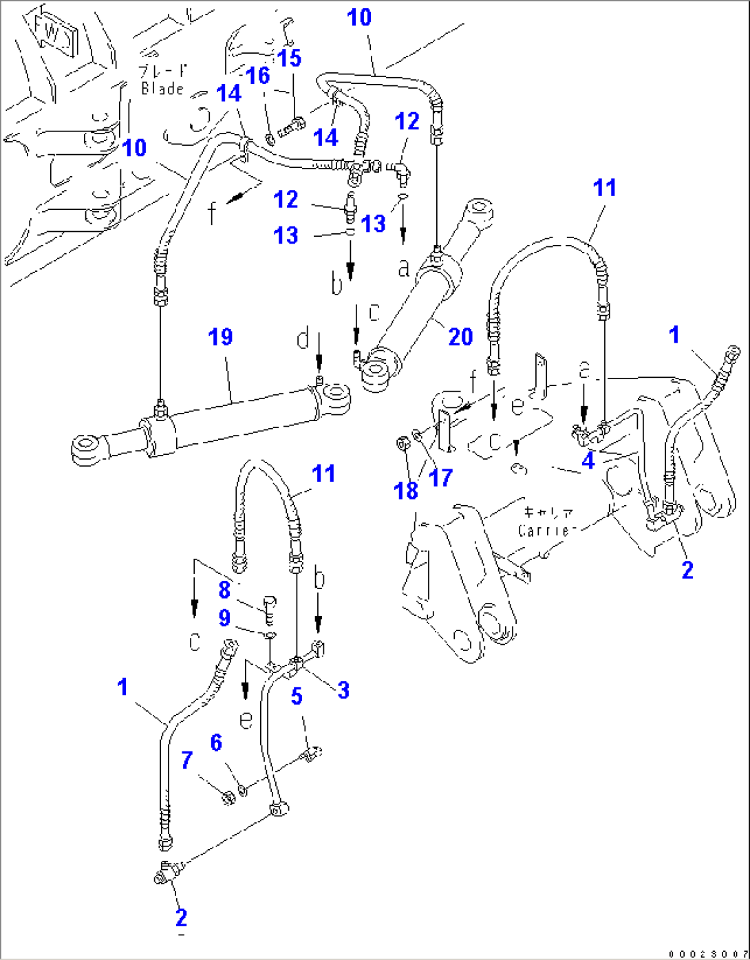 BLADE (P.A.P.) (ANGLE CYLINDER LINE)