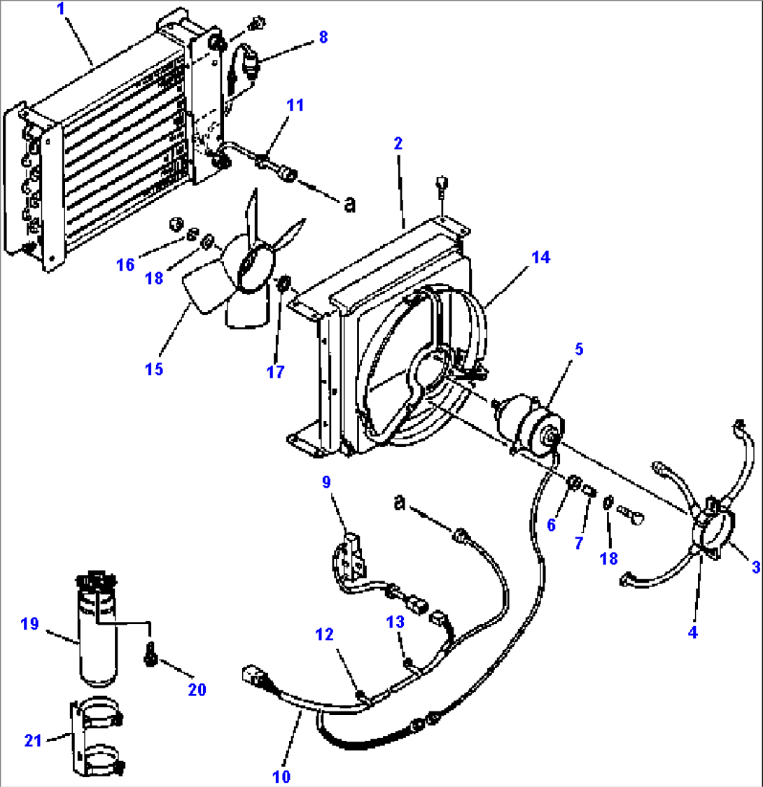 AIR CONDITIONER CONDENSER ASSEMBLY