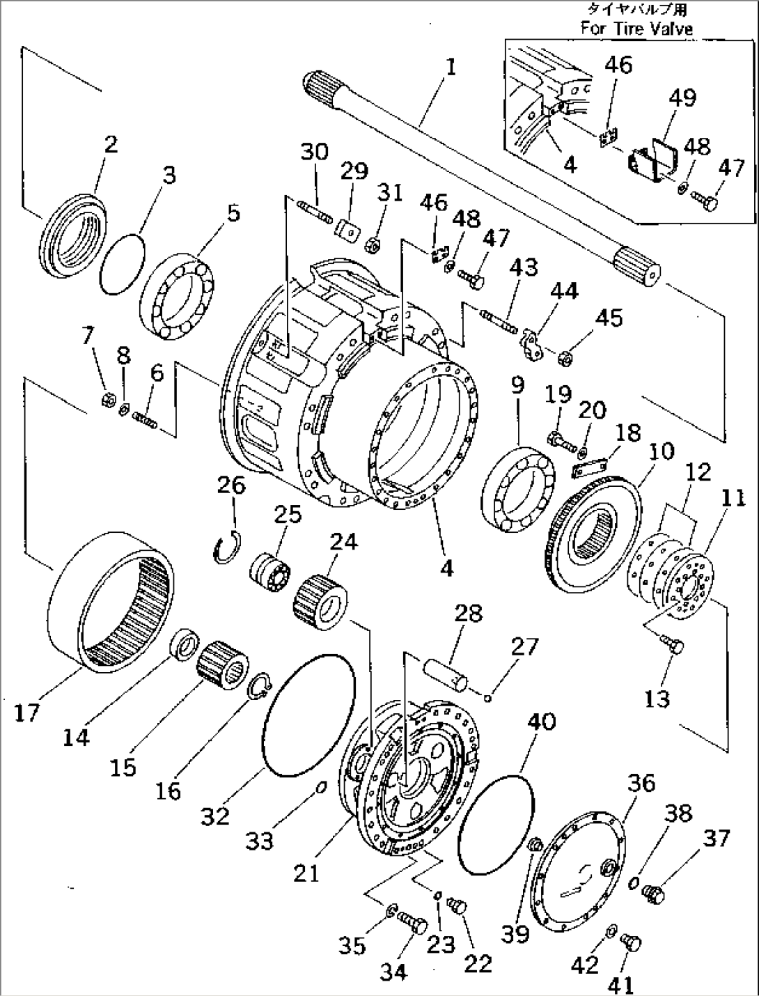 FINAL DRIVE (FOR LARGE TIRE)