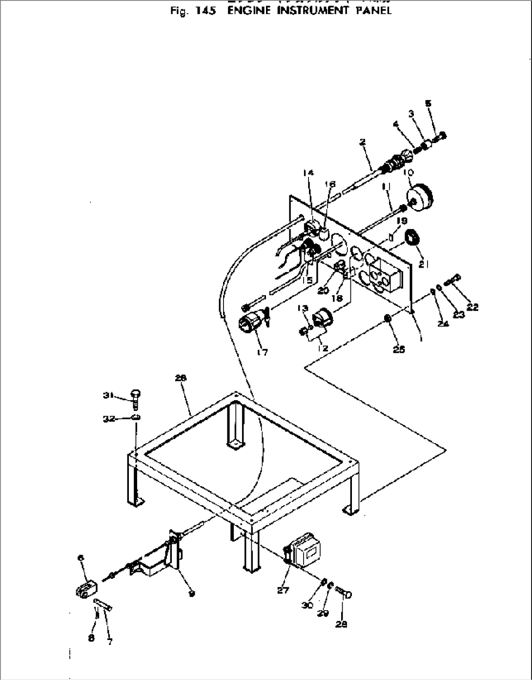 ENGINE INSTRUMENT PANEL