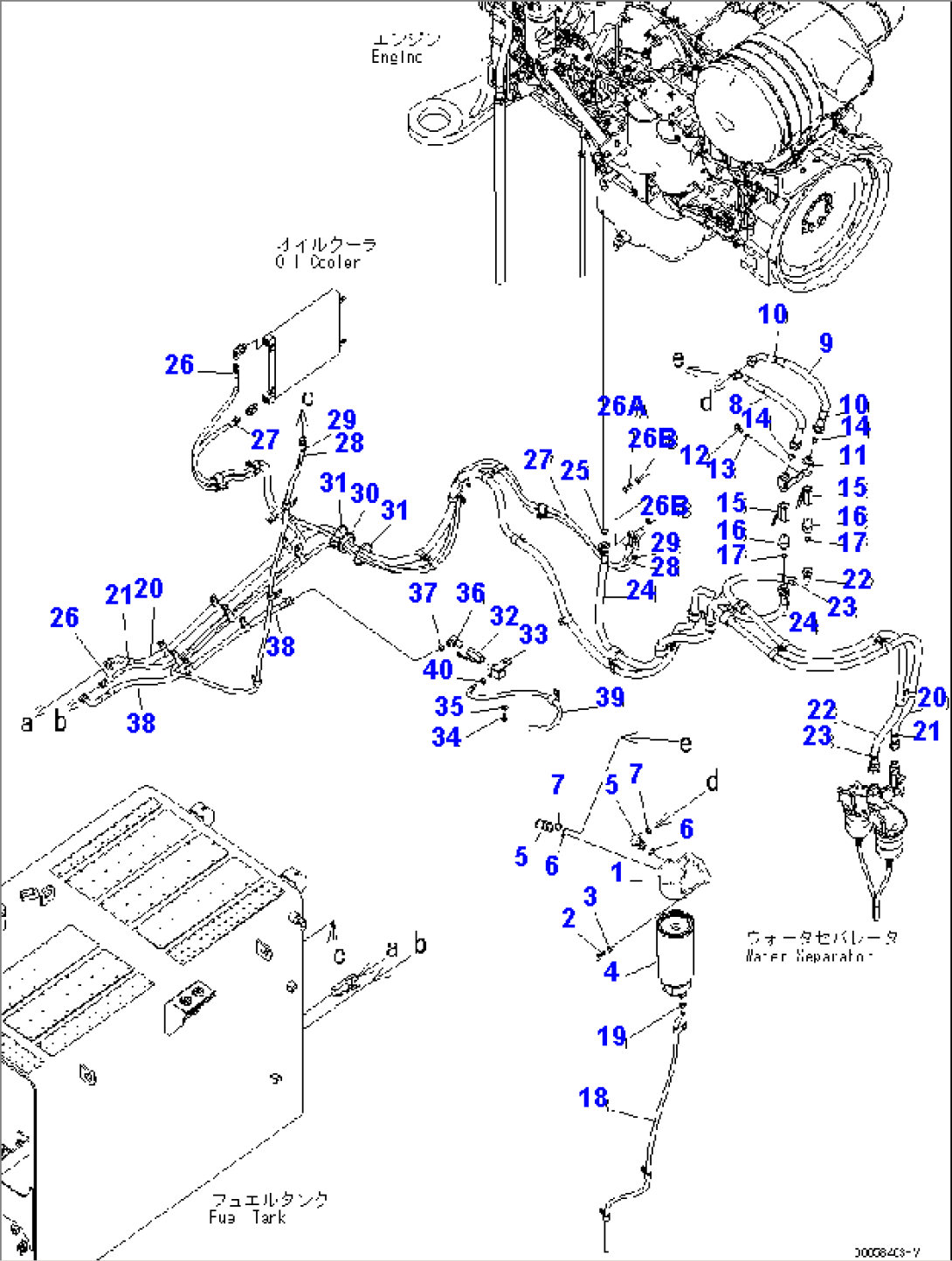 FUEL PIPING (FILTER AND HOSE)