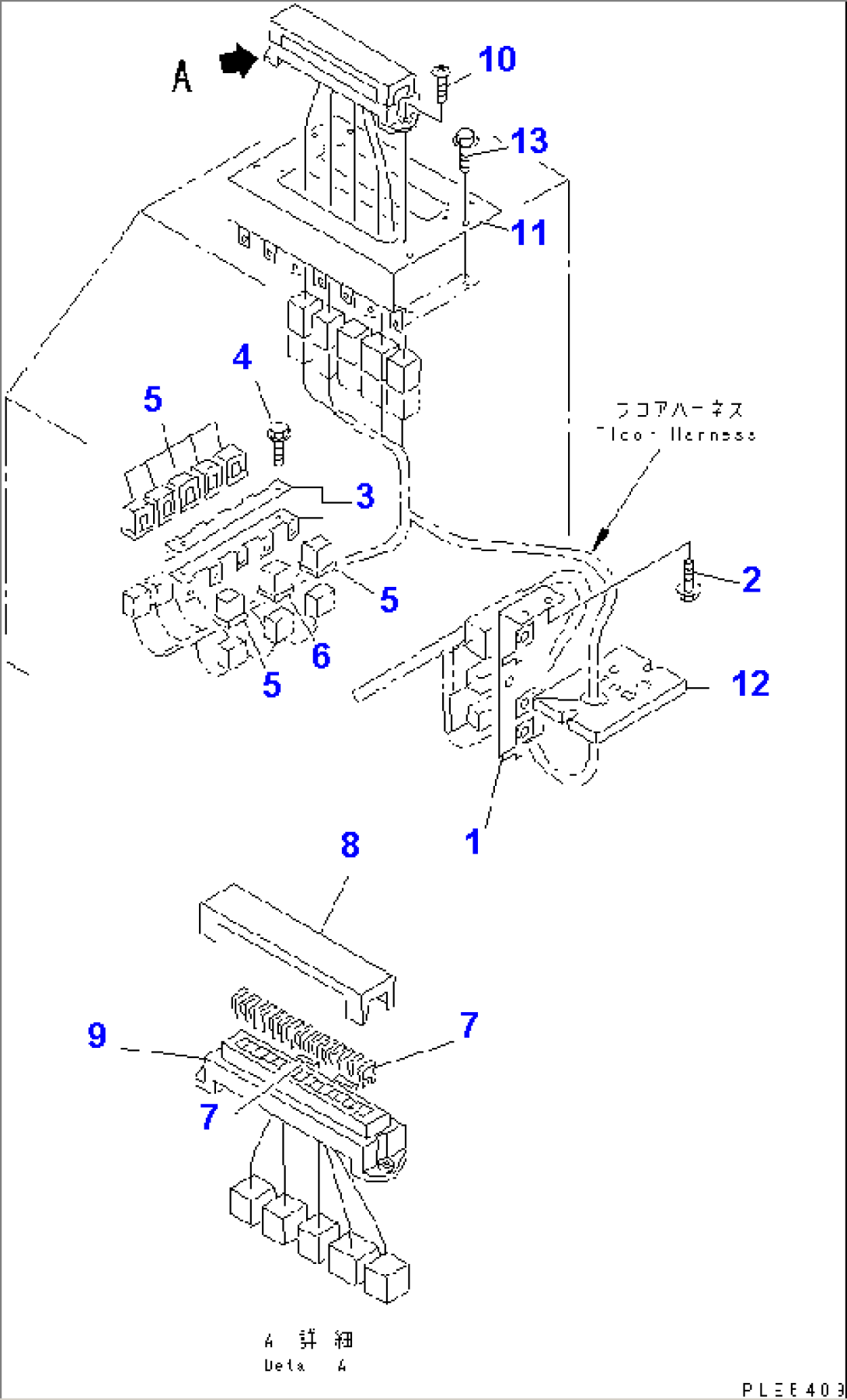 WIRING HARNESS (R.H. CONSOLE BOX LINE)