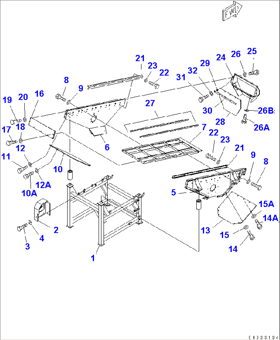 SCREEN SYSTEM (3/5) (FRAME)