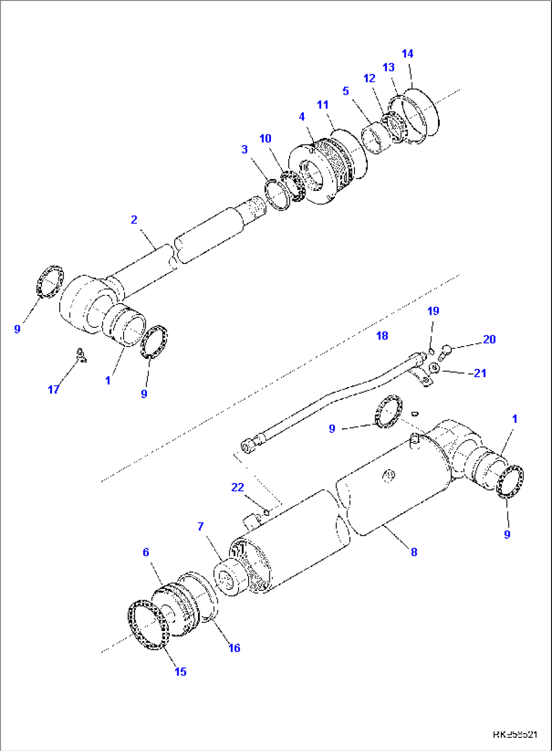 BOOM SWING CYLINDER