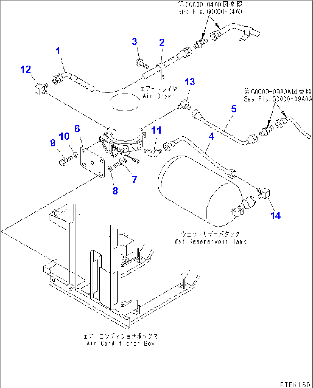 AIR SYSTEM (AIR DRYER PIPING)(#10301-)