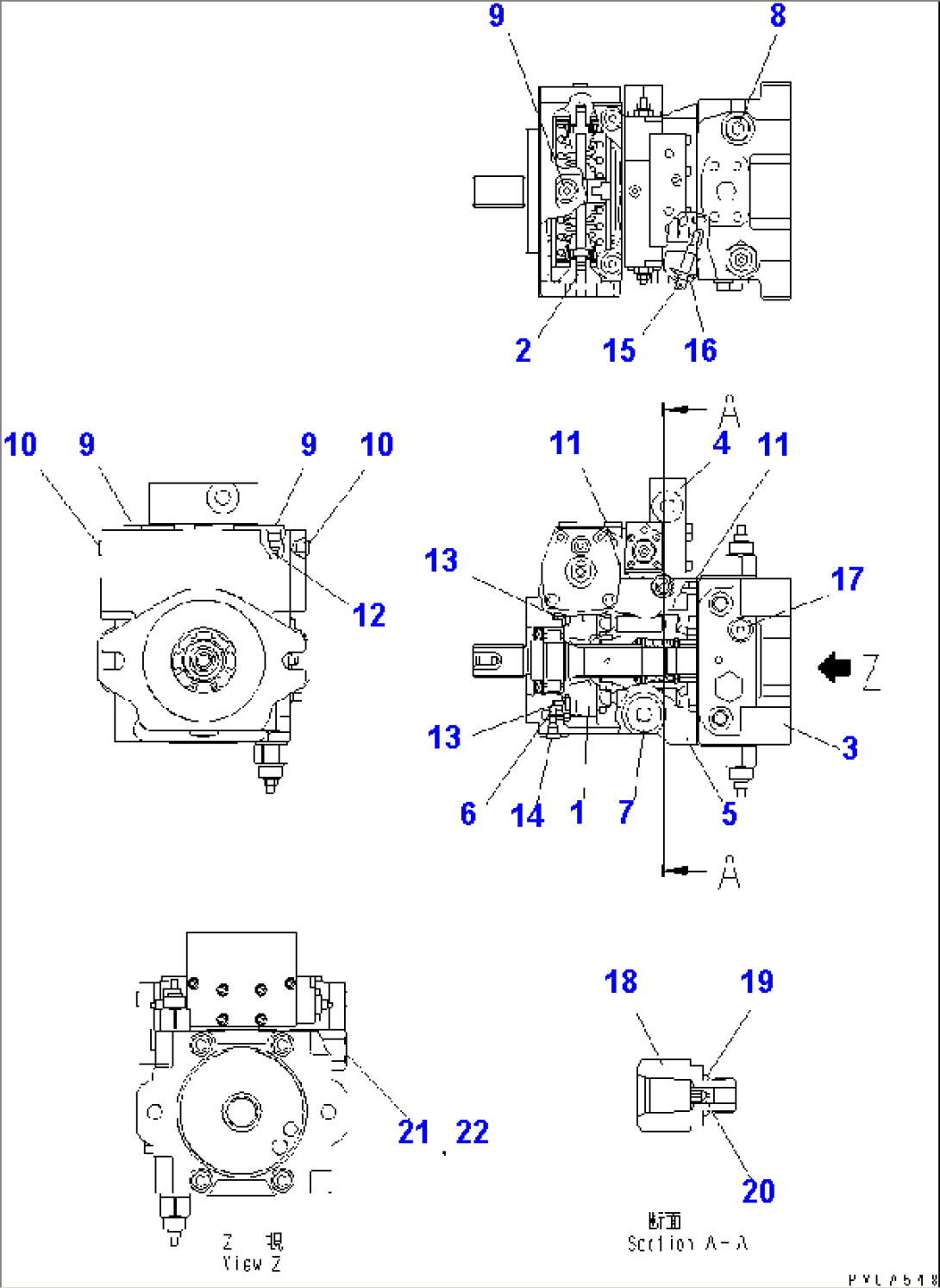 MAIN PUMP (6/15)(#1801-)