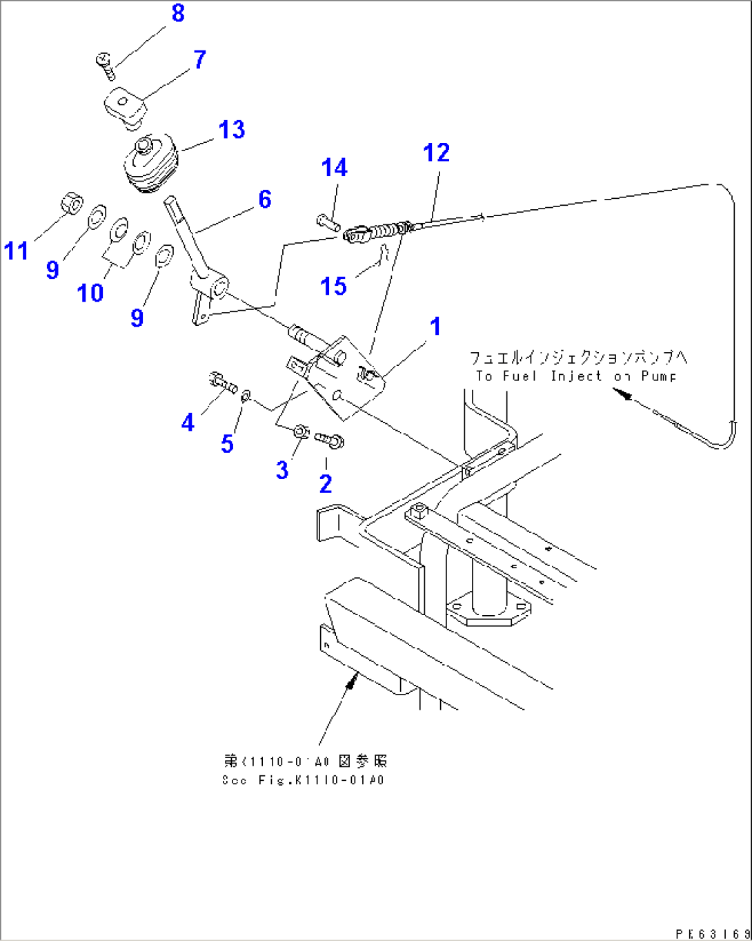 FLOOR FRAME (2/2) (ACCEL LEVER)
