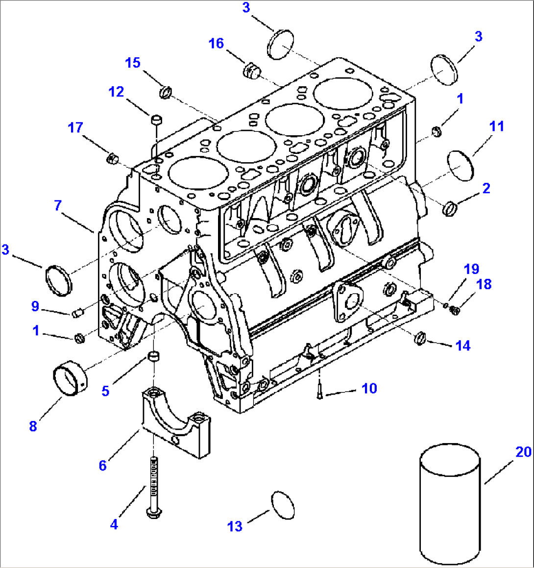 A2103-A1A5 CYLINDER BLOCK