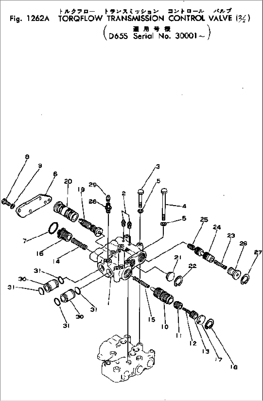 TORQFLOW TRANSMISSION CONTROL VALVE (2/2)(#30001-)