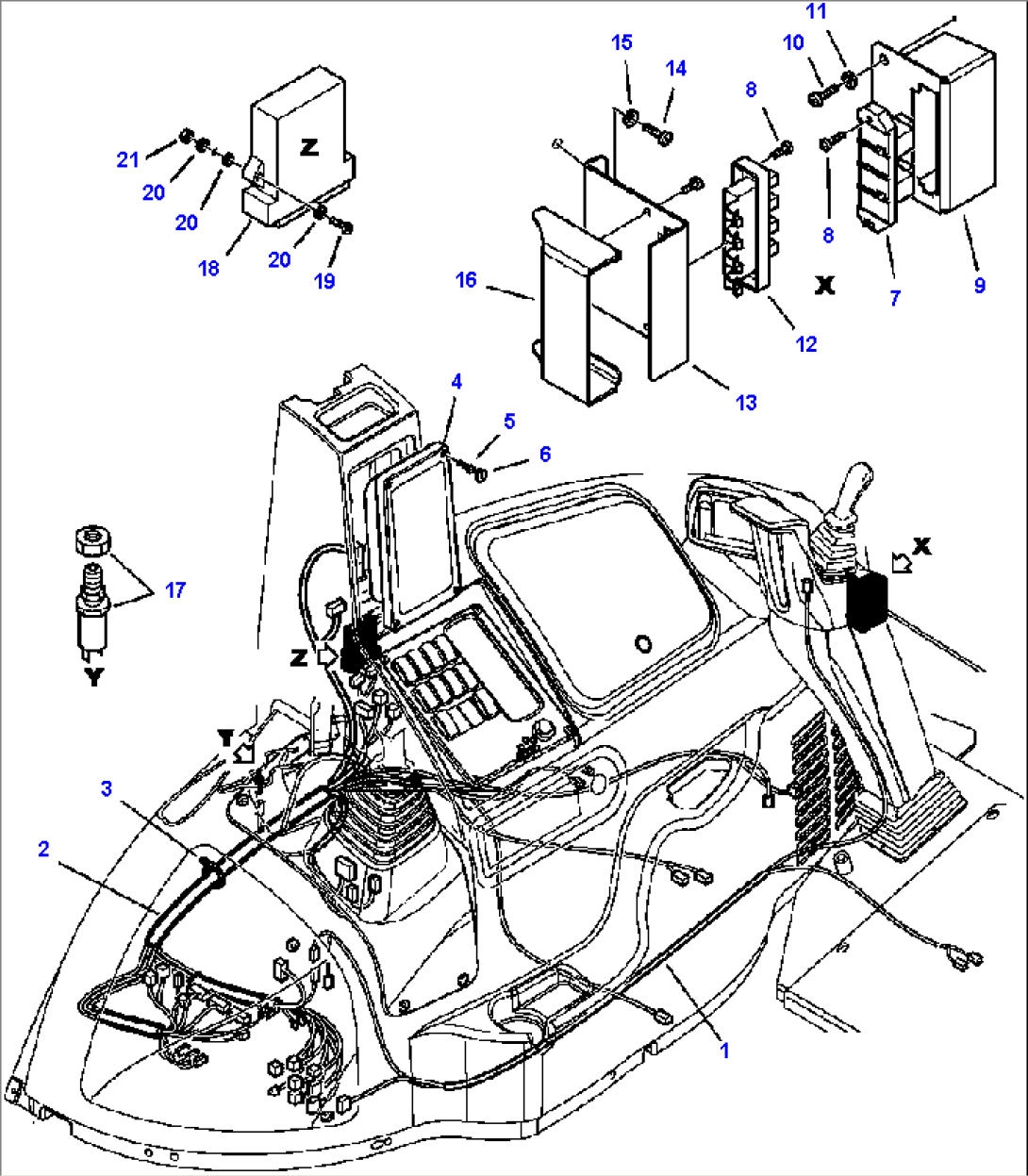 E1510-01A0 CAB WIRING PPC WIRING HARNESS