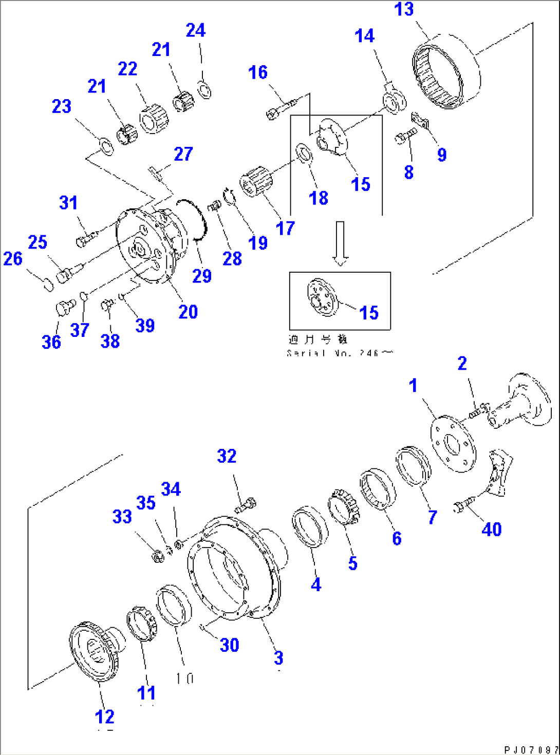 FRONT AXLE (FINAL DRIVE)