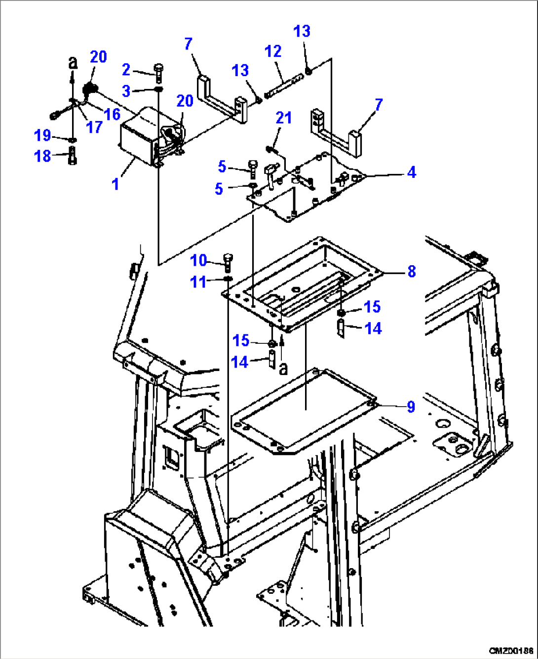 K0410-06A1 ROPS WITH SUB HEATER