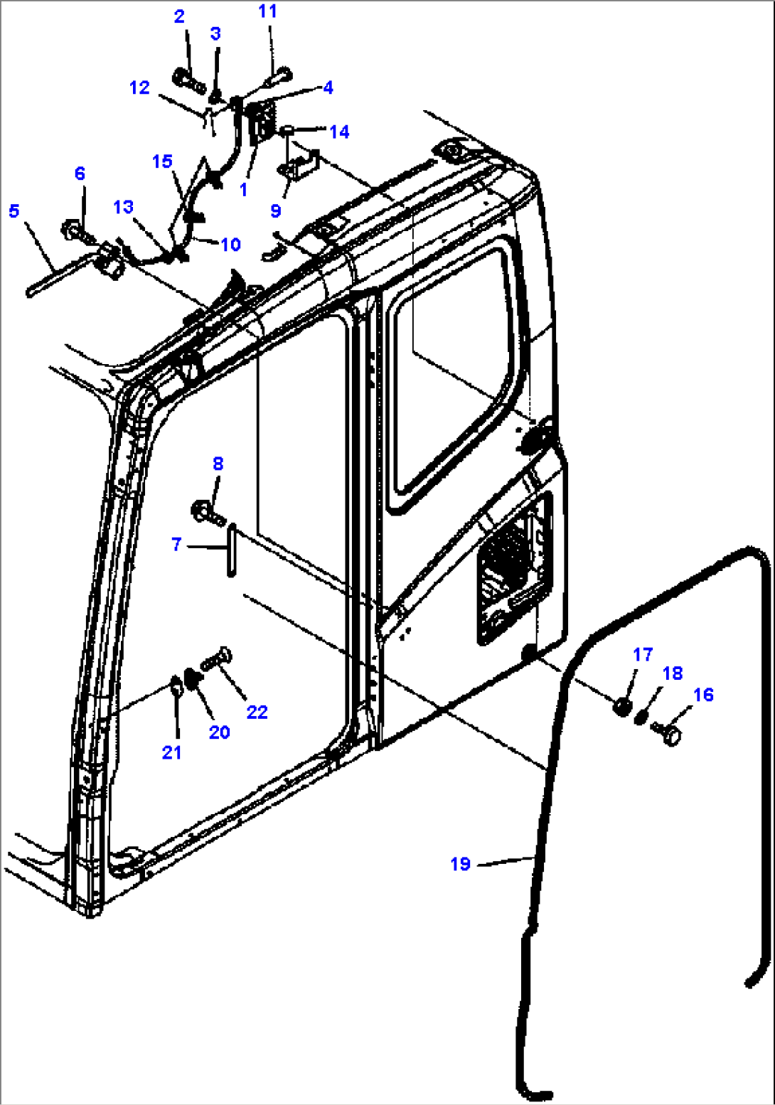 K1110-07H0 CAB OPEN LOCK