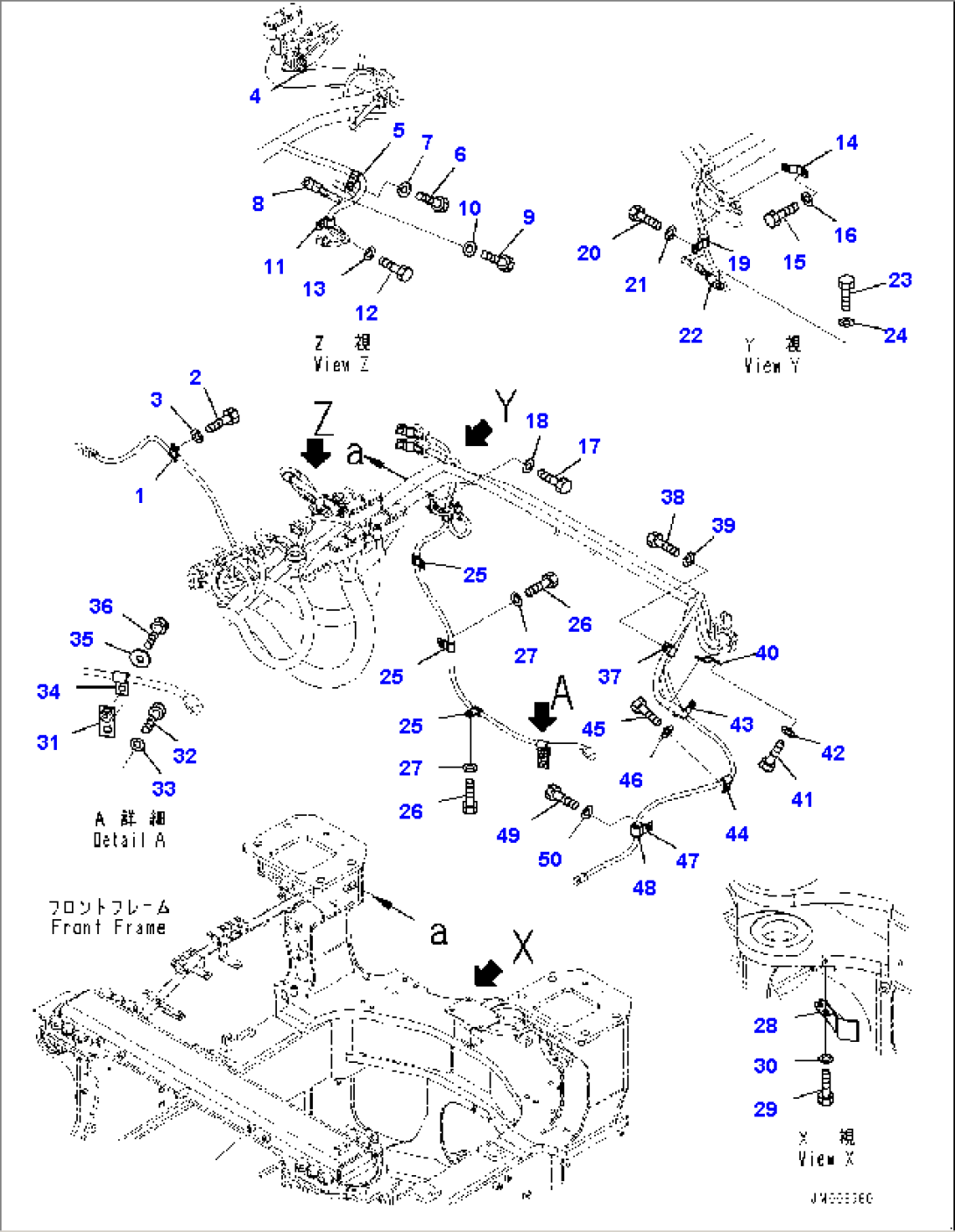 Front Wiring Harness, Mounting (5/6) (#5129-)