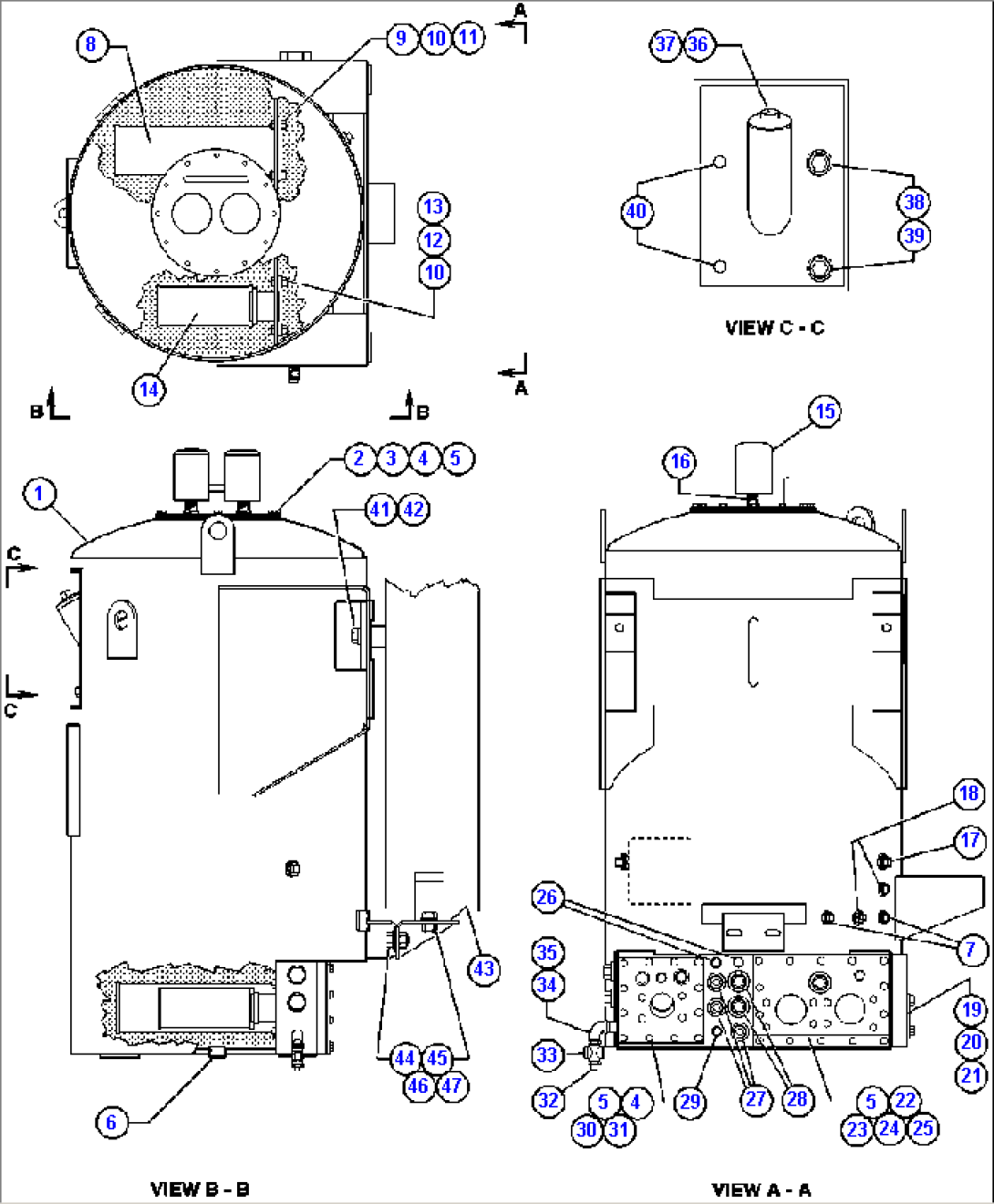 HYDRAULIC TANK ASSEMBLY INSTALLATION