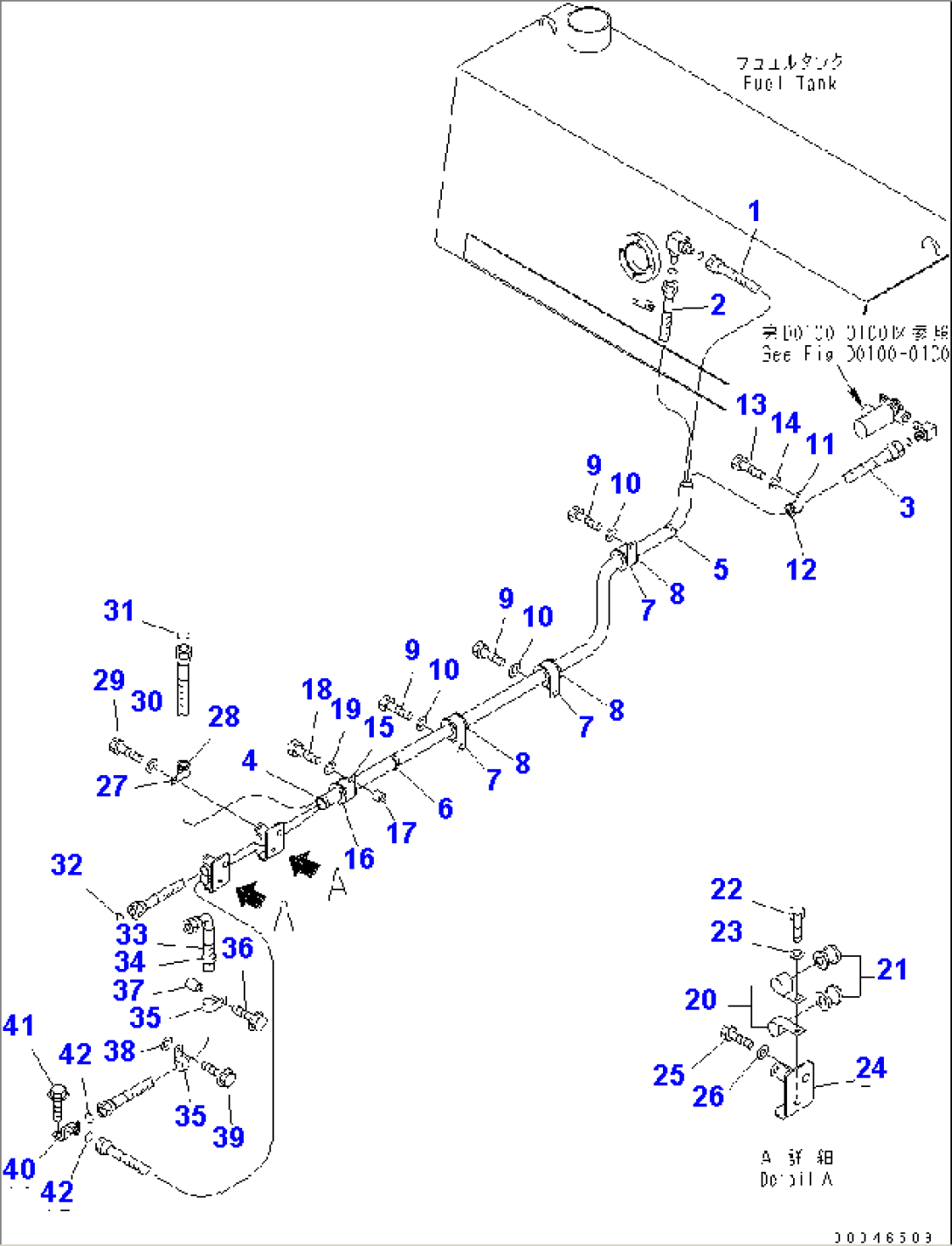 FUEL PIPING(#11001-)