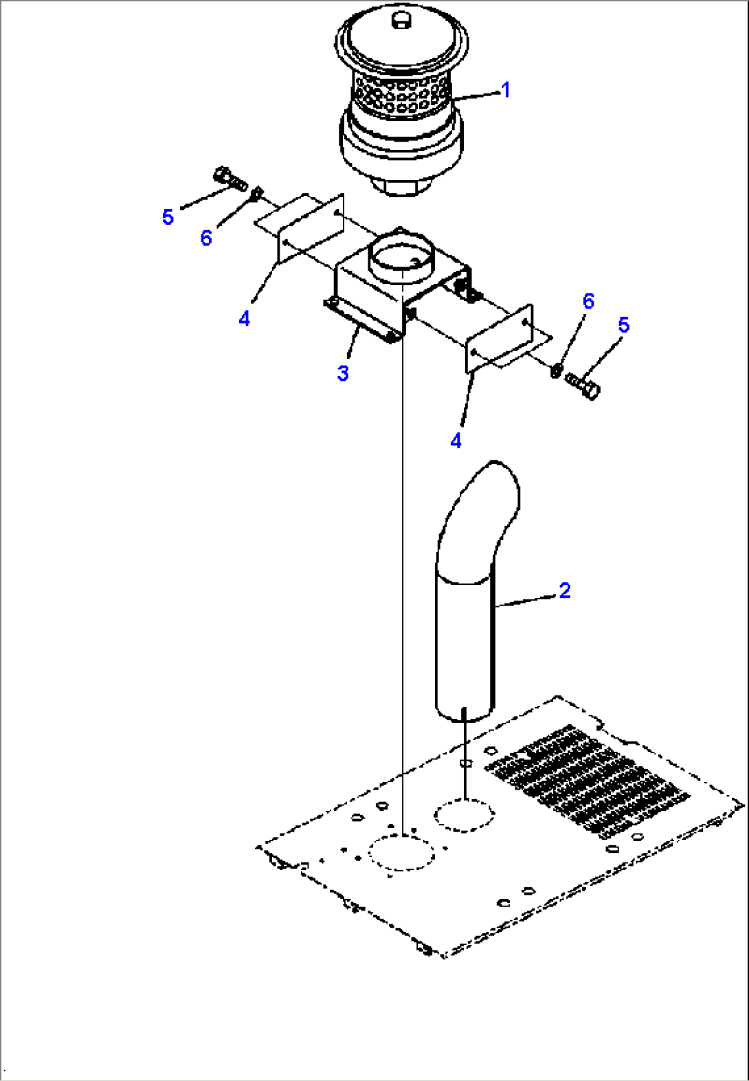 B0200-01A0 AIR PRE-CLEANER TURBO II