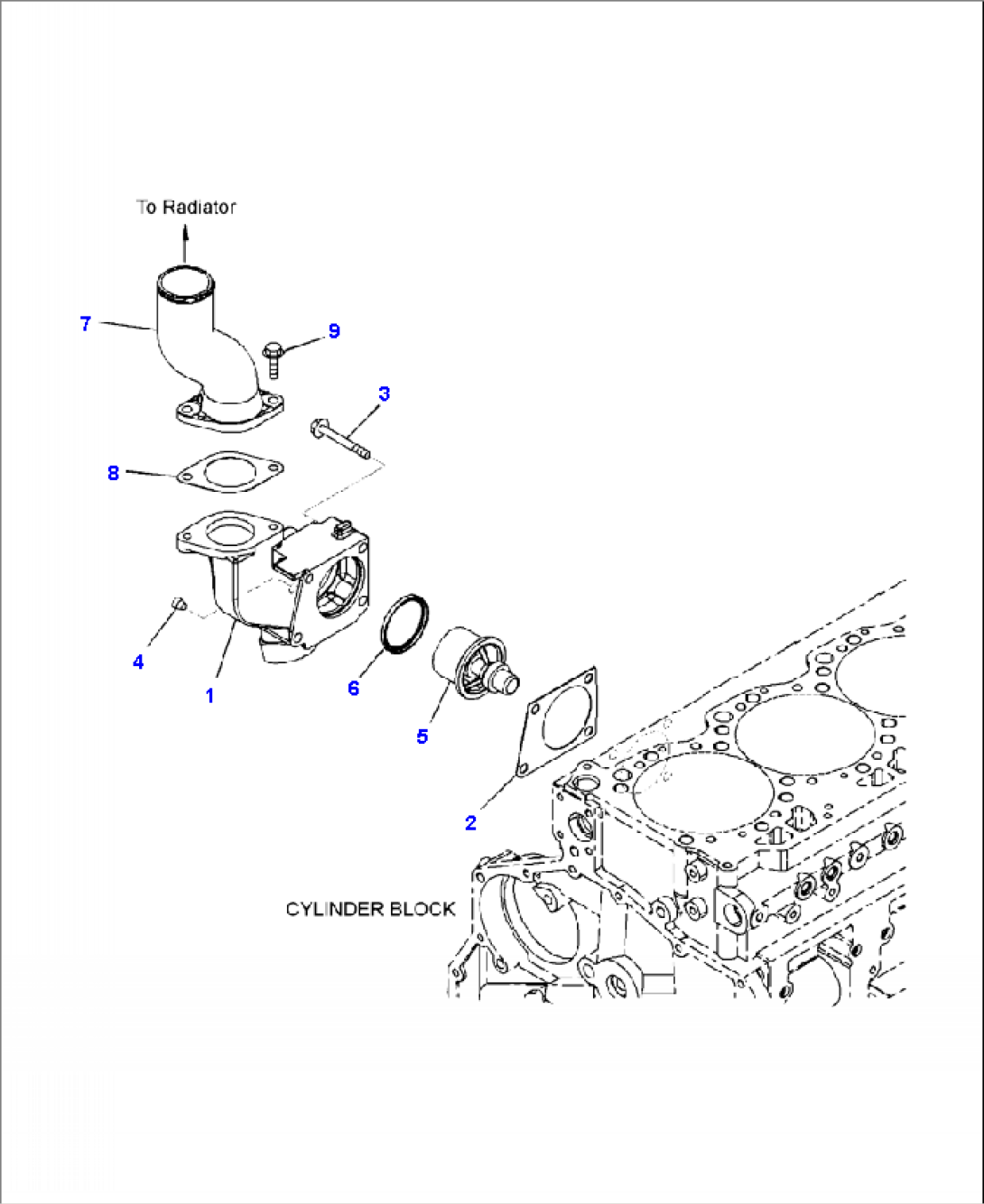 A5109-B7A2 THERMOSTAT AND HOUSING