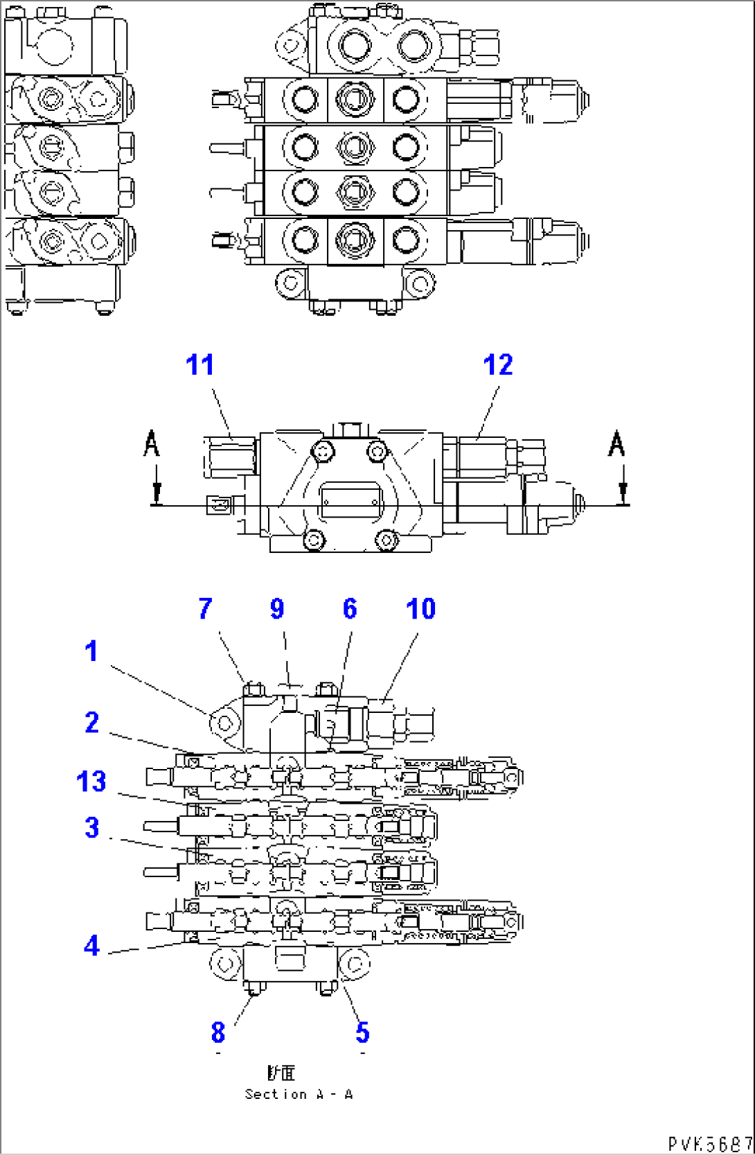 MAIN VALVE (WITH 3-POINT HITCH)(#80199-)