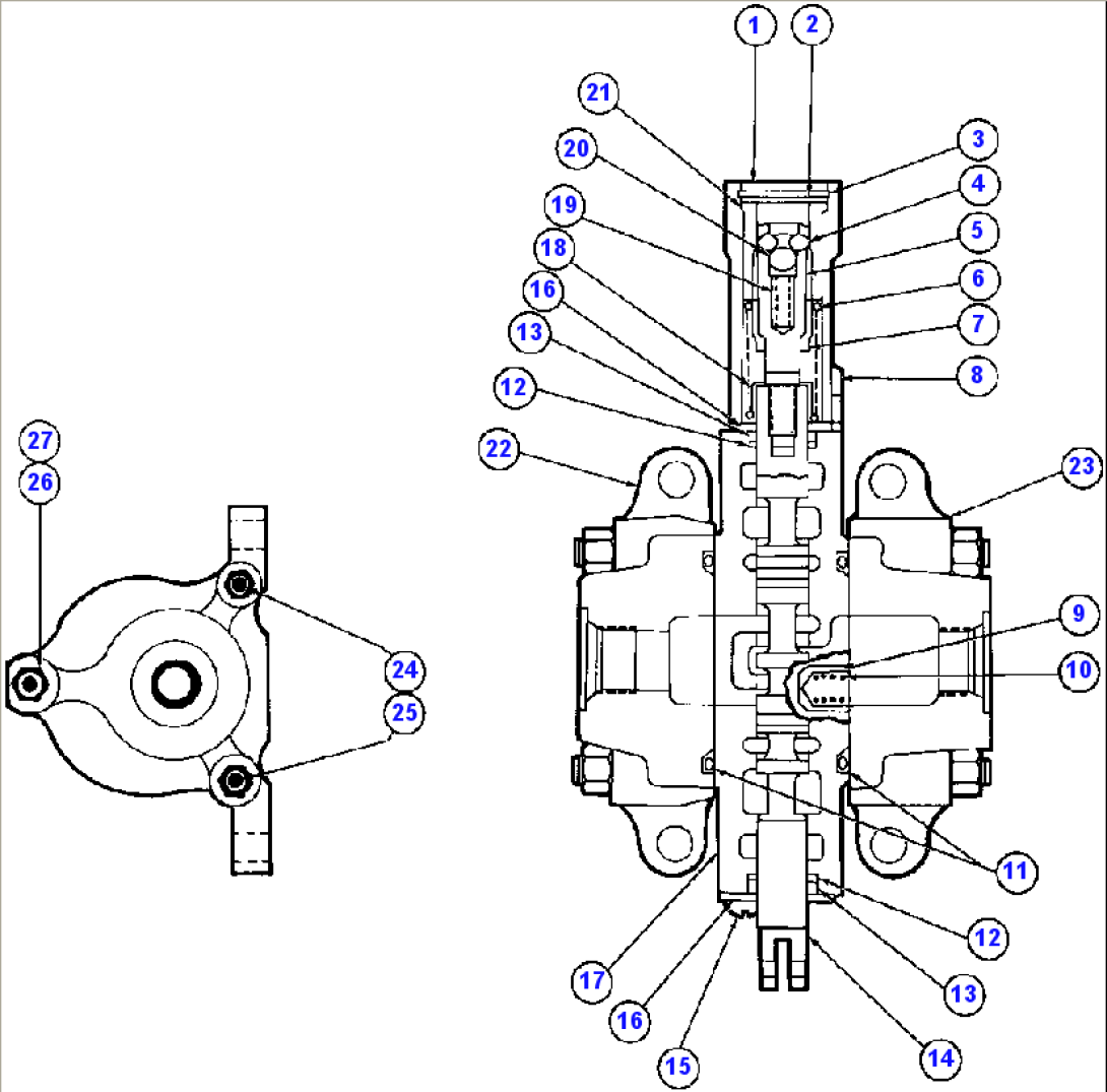 HOIST PILOT VALVE ASSEMBLY (PB6922)