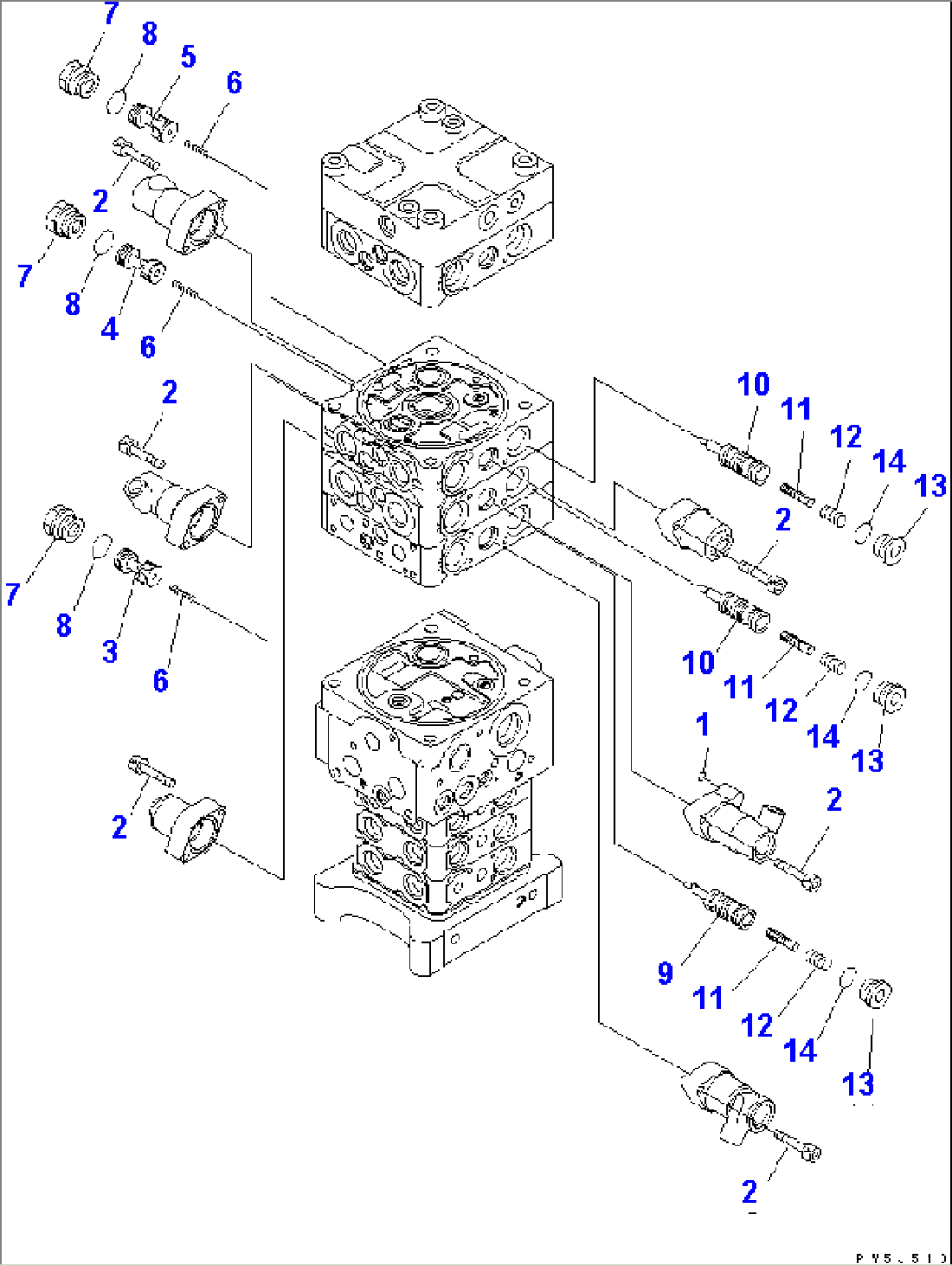 MAIN VALVE (7-VALVE) (4/28)