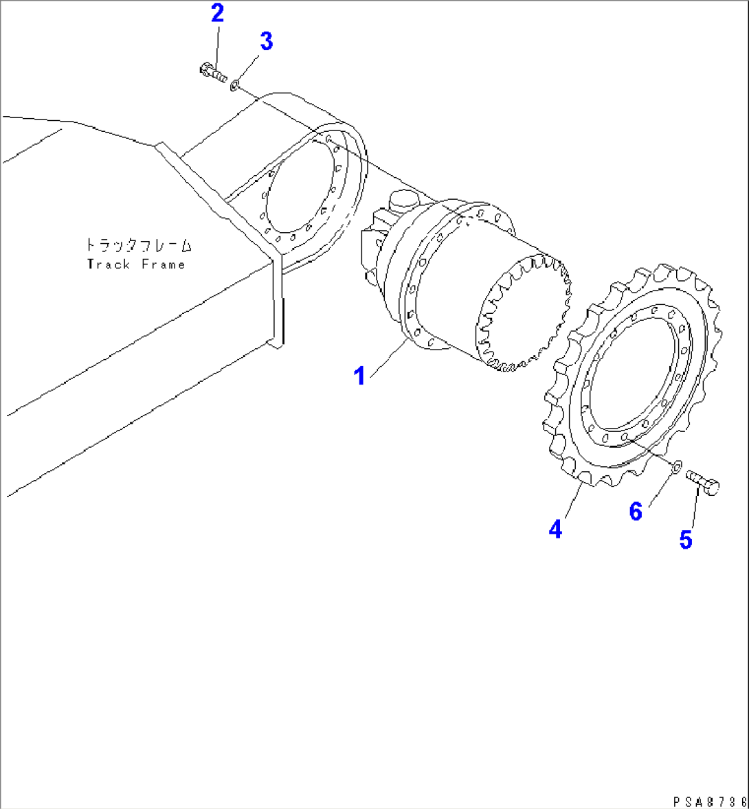 FINAL DRIVE (SPROCKET AND RELATED PARTS) (CUSTOM)(#47703-53010)