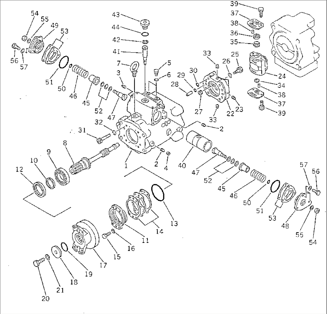 HST PUMP¤ R.H. (1/2)(#1001-1399)