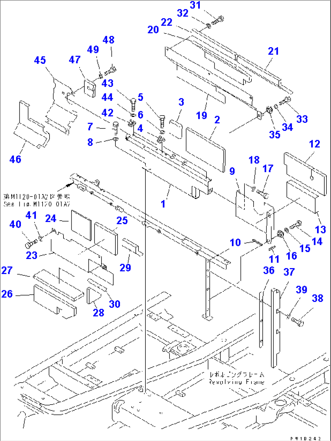 PARTITION (MACHINE CAB) (ENGINE ROOM FRONT)(#12629-)