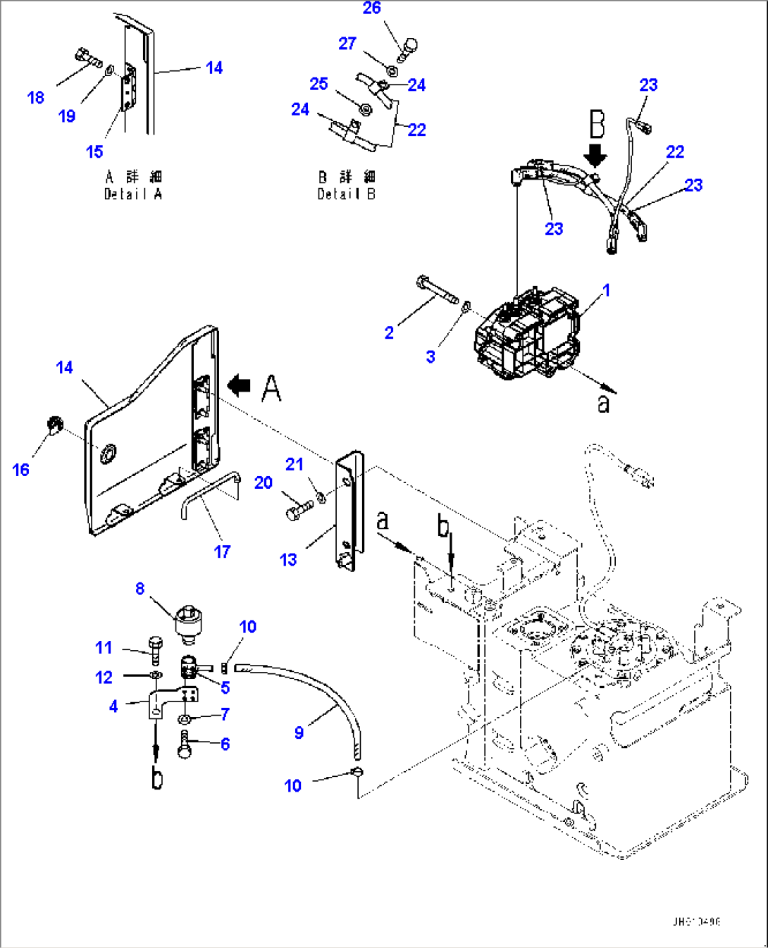 DEF Tank, Supply Module Mounting (#35001-)