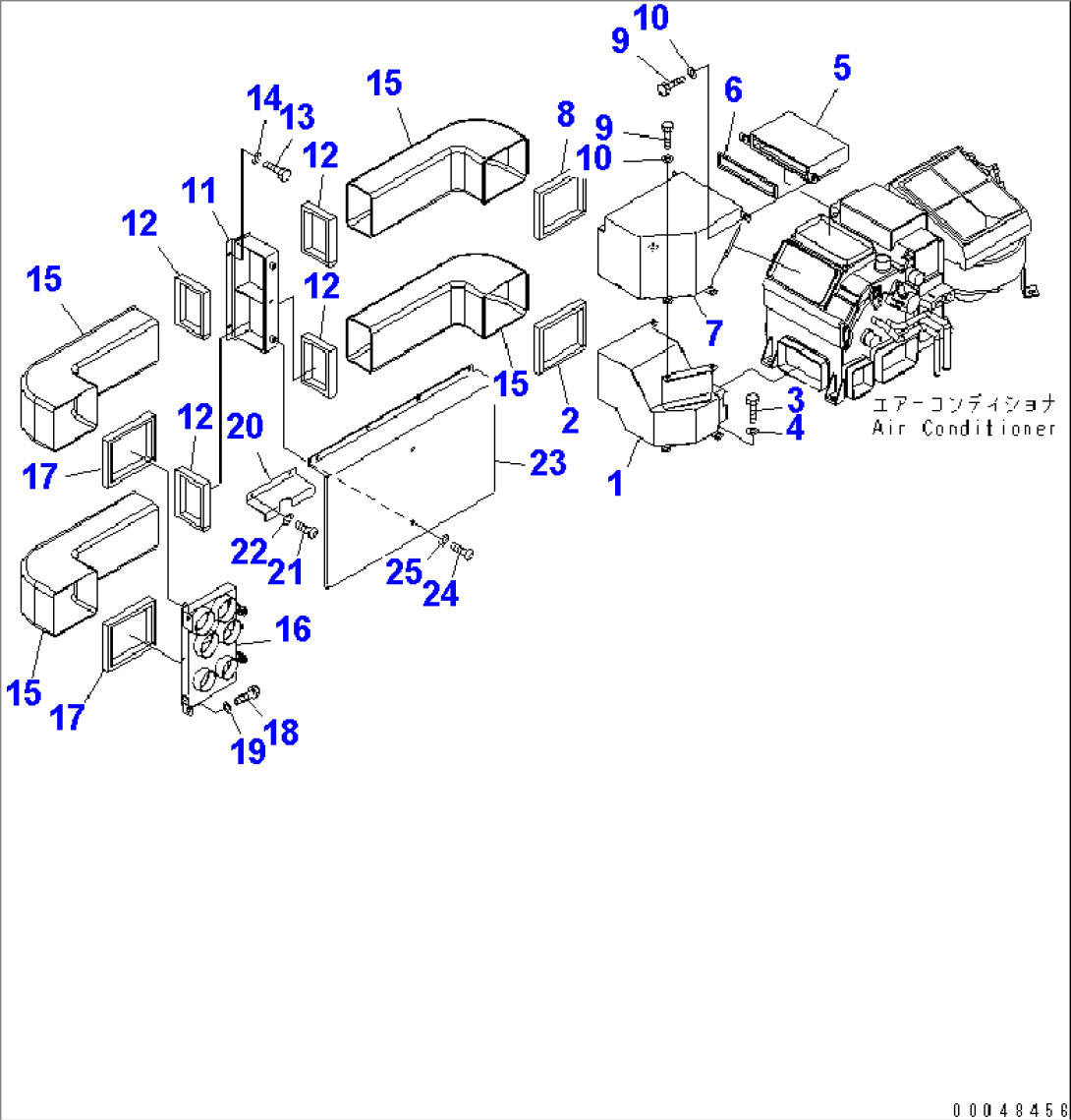 FLOOR (AIR CONDITIONER DUCT) (SIDE)(#2001-2461)