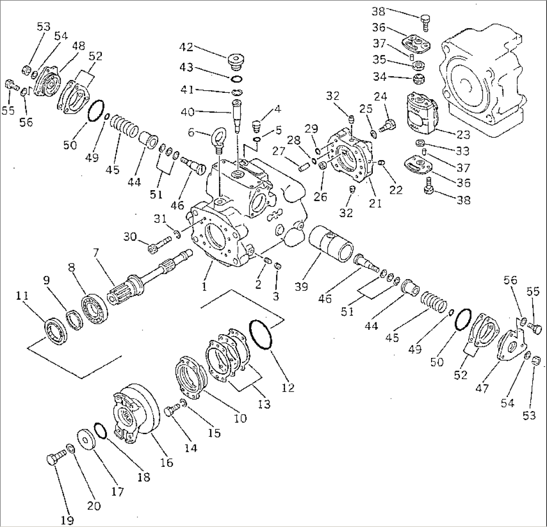 HST PUMP¤ L.H. (1/2)(#1001-1399)