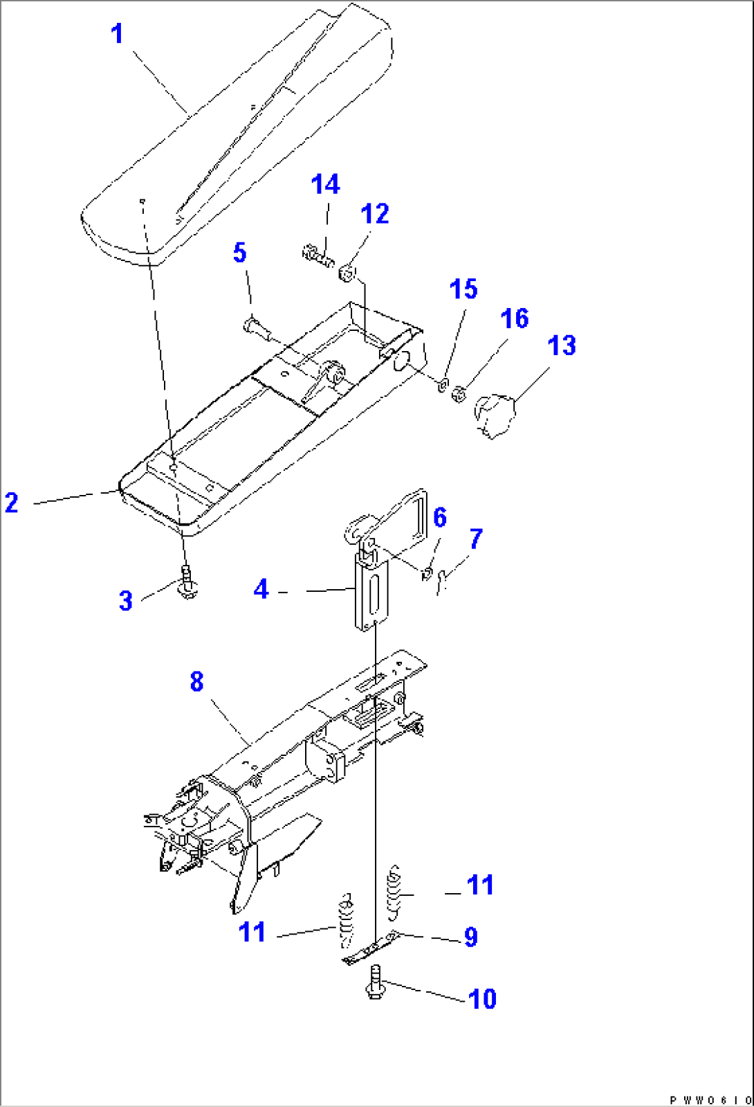 FLOOR SUB (ARM REST)