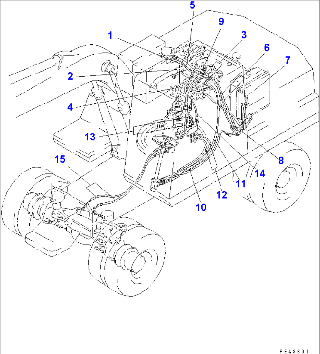 PERIODICAL REPLACEMENT CRITICAL PARTS (2/3) (HYDRAULIC HOSE)(#2301-)