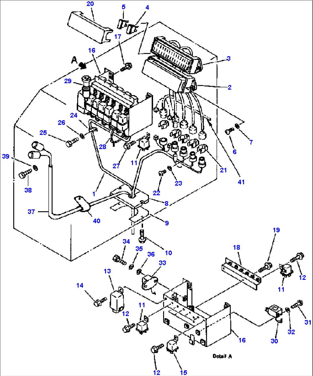 FIG NO. 1431A ELECTRICAL SYSTEM (CONSOLE BOX, R.H.)