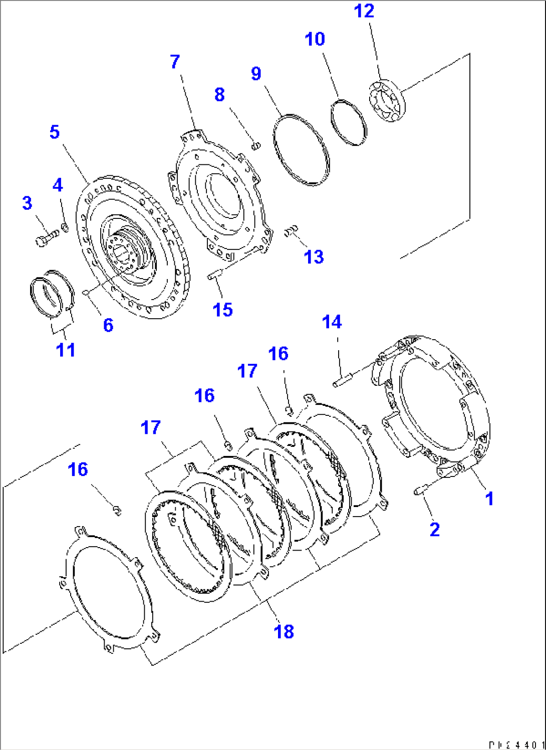 TRANSMISSION (3/8) (3RD HOUSING)