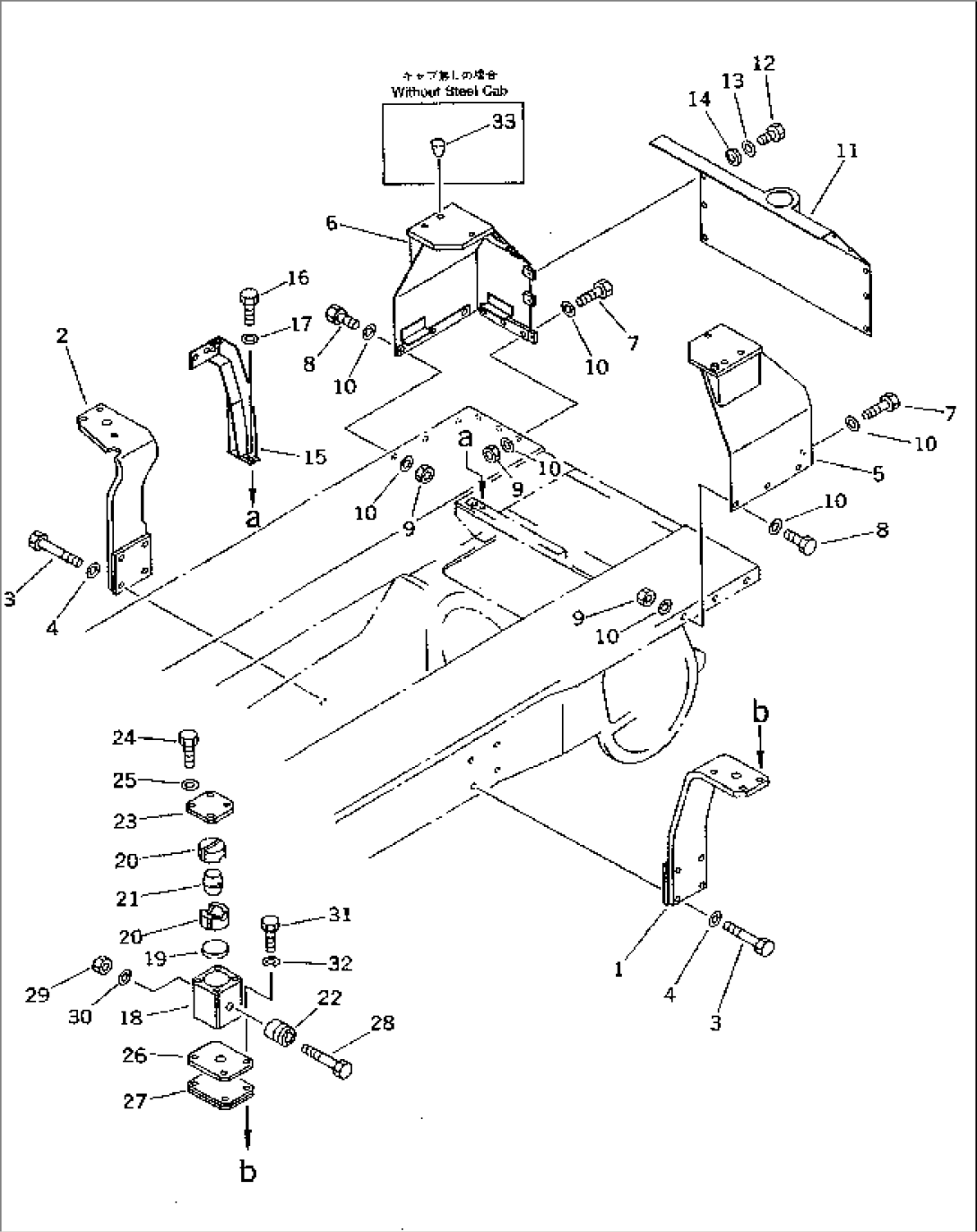 STEEL CAB MOUNT(#83403-)