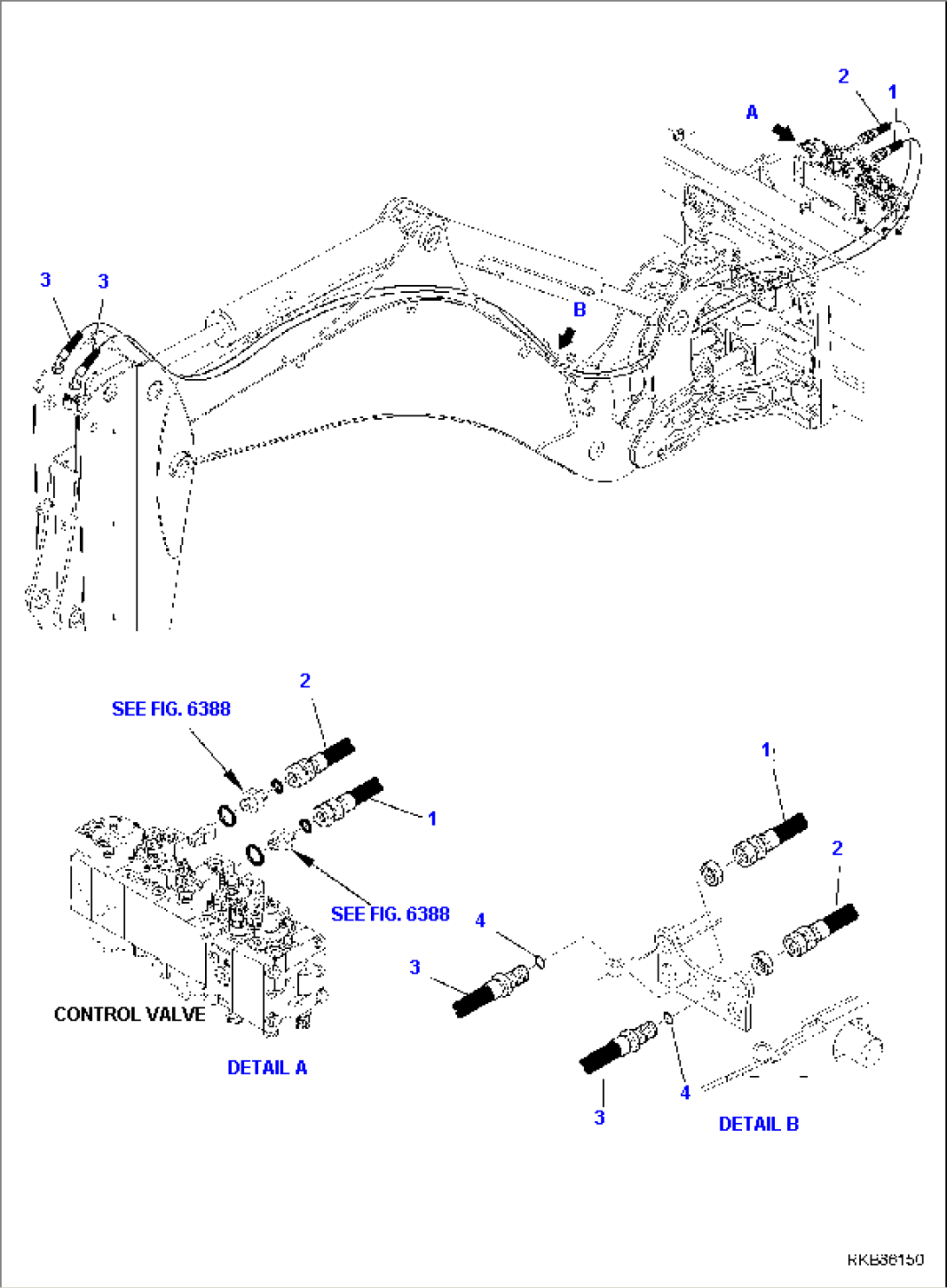 HYDRAULIC PIPING (TELESCOPIC ARM LINE)