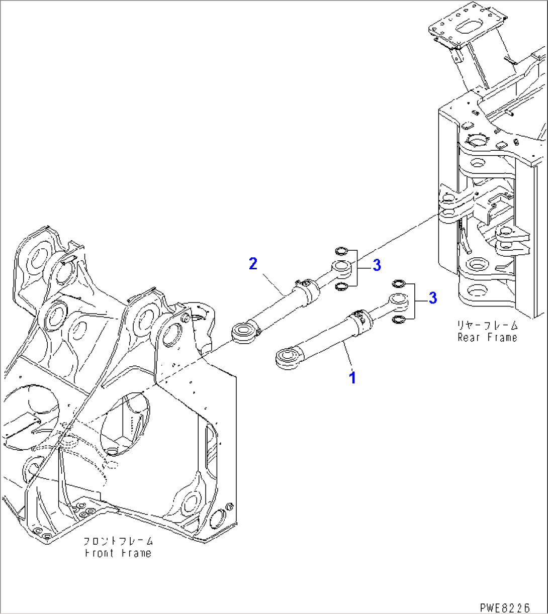 STEERING CYLINDER (CYLINDER AND SEAL)