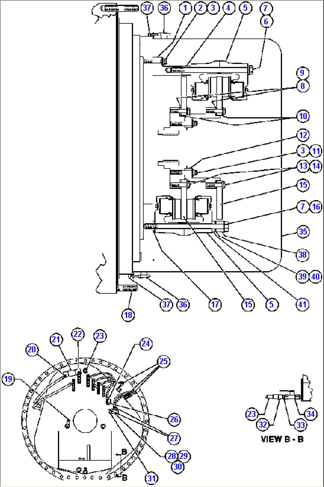 REAR DISC & BRAKE INSTL