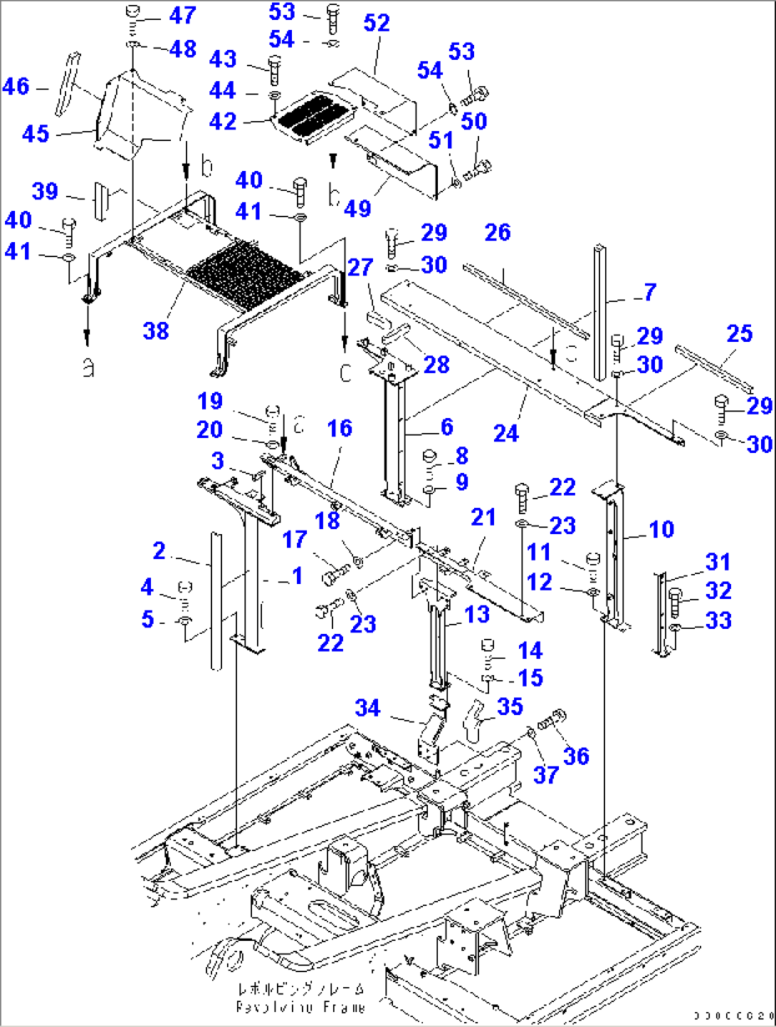 FRAME (MACHINE CAB)(#20001-20019)