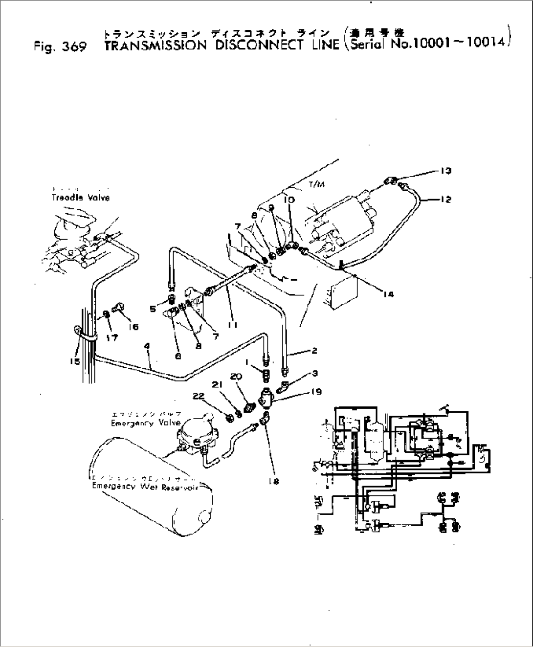 TRANSMISSION DISCONNECT LINE(#10001-10014)