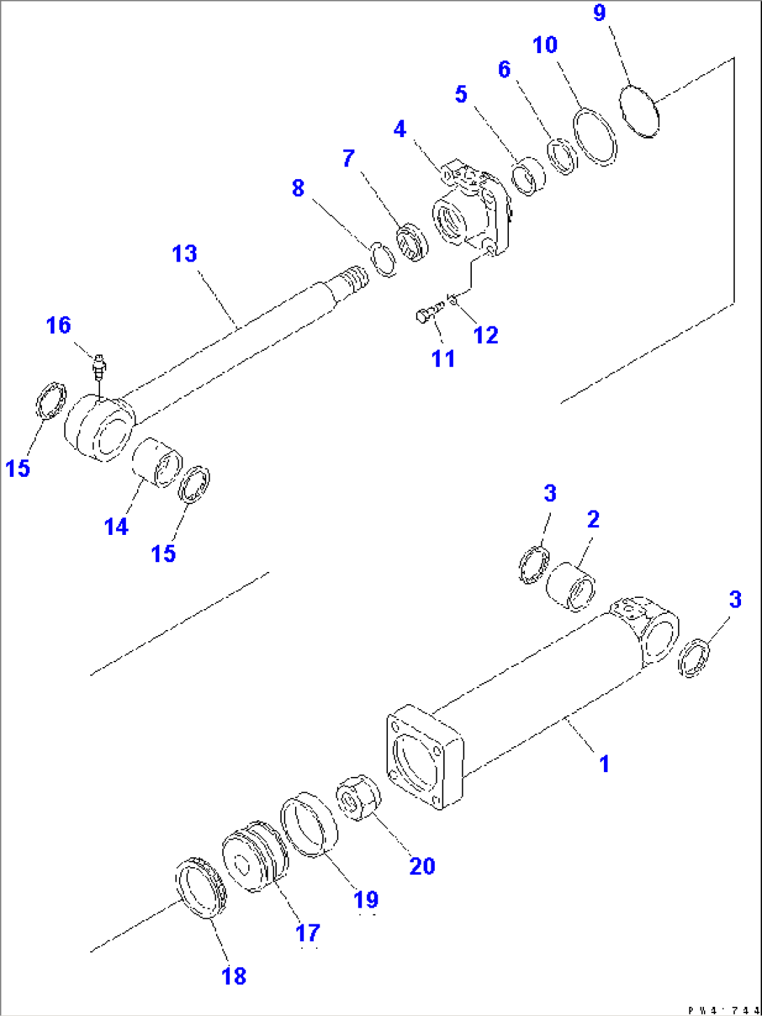 GRAPPLE CYLINDER