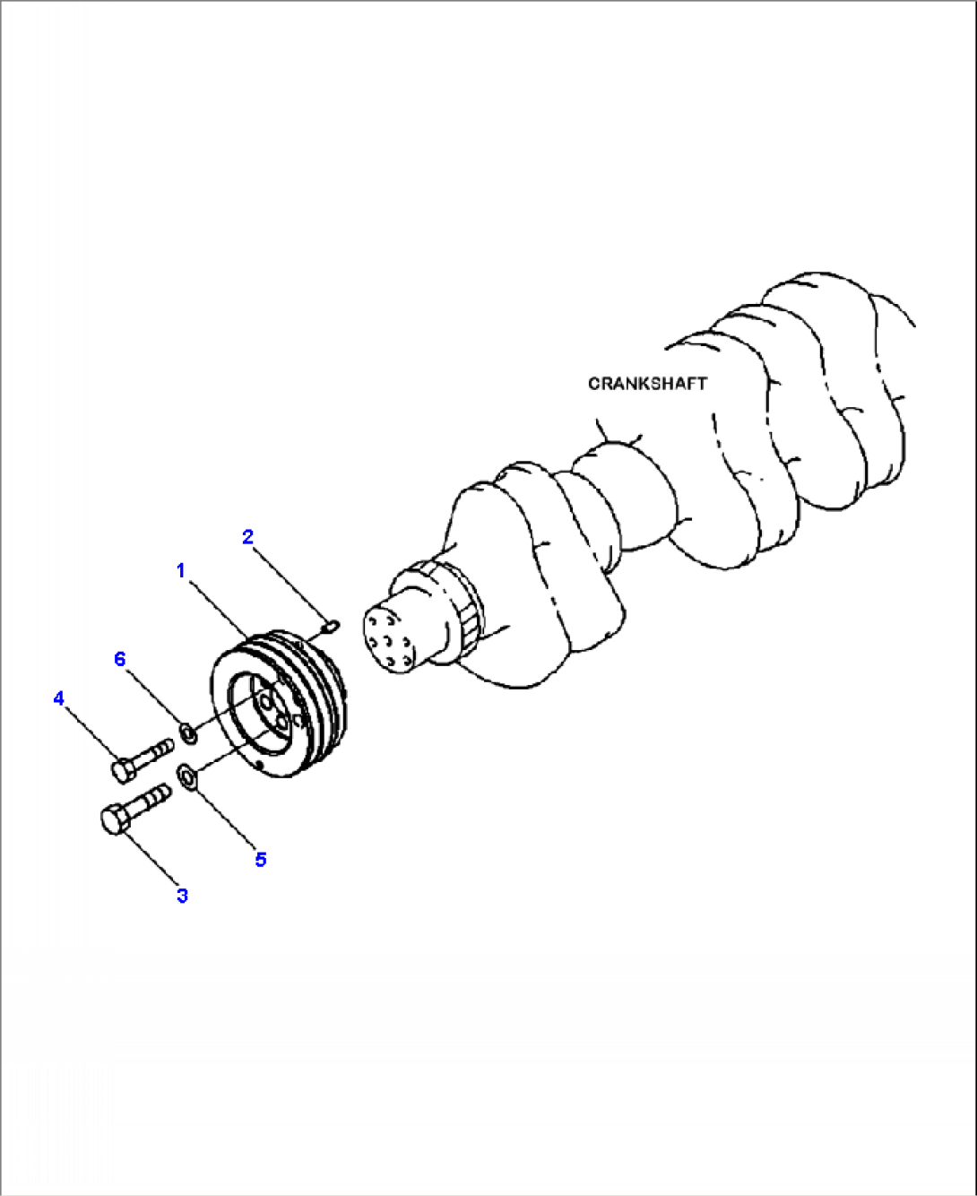 A2123-B7A5 CRANKSHAFT PULLEY
