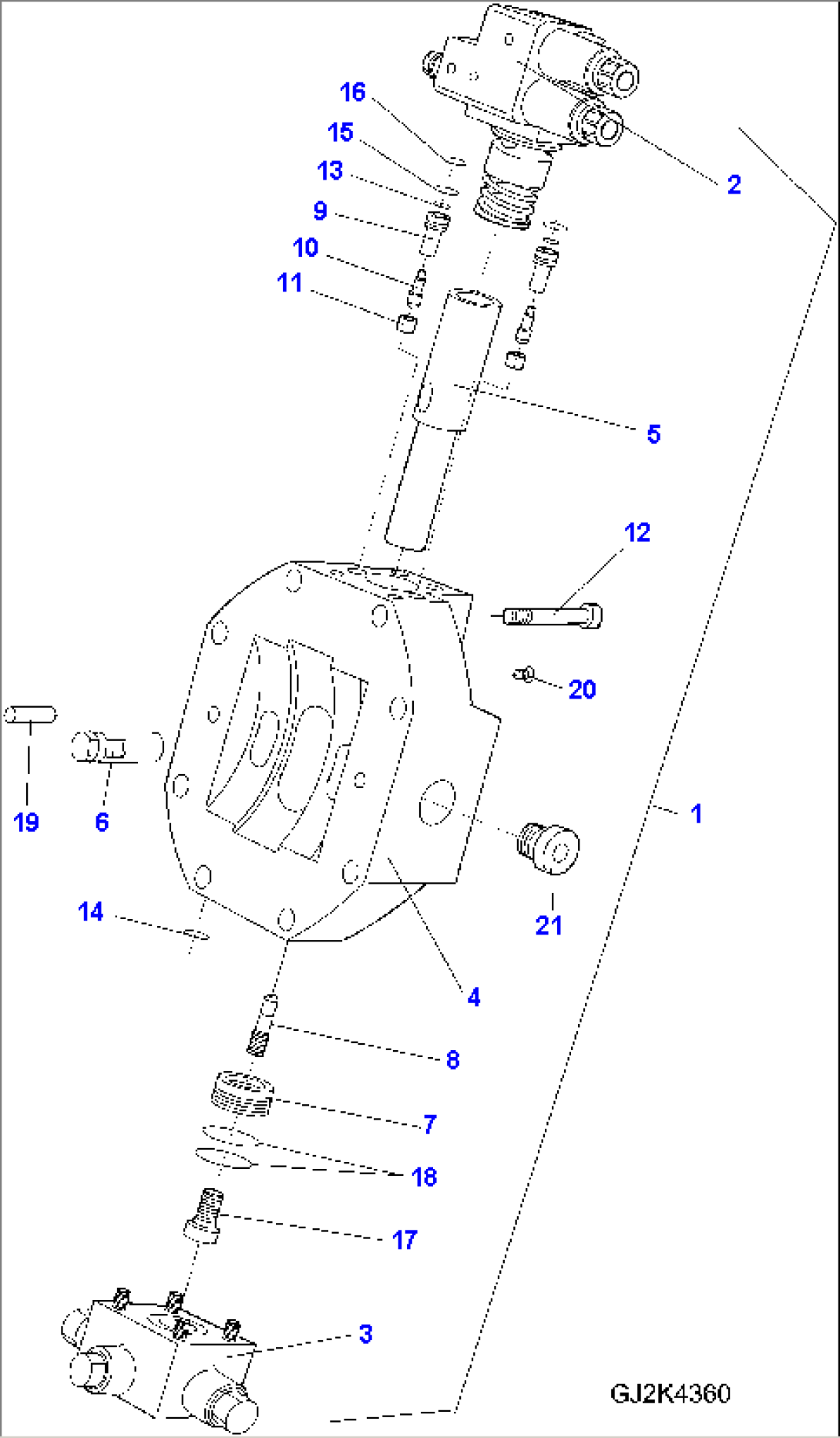 HYDRAULIC ENGINE (30KM/H) (INNER PARTS) (2/4)