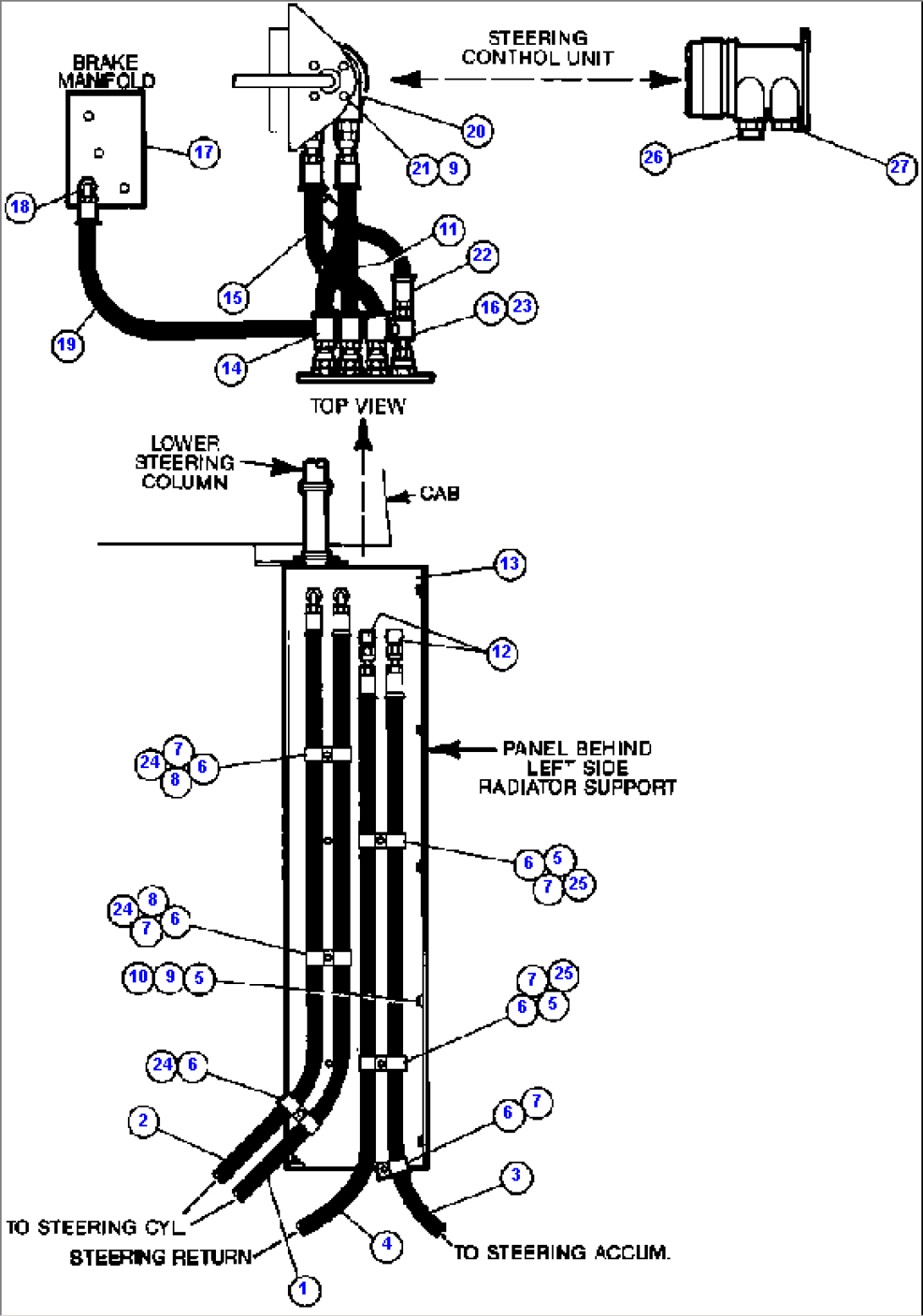 STEERING PIPING - 1