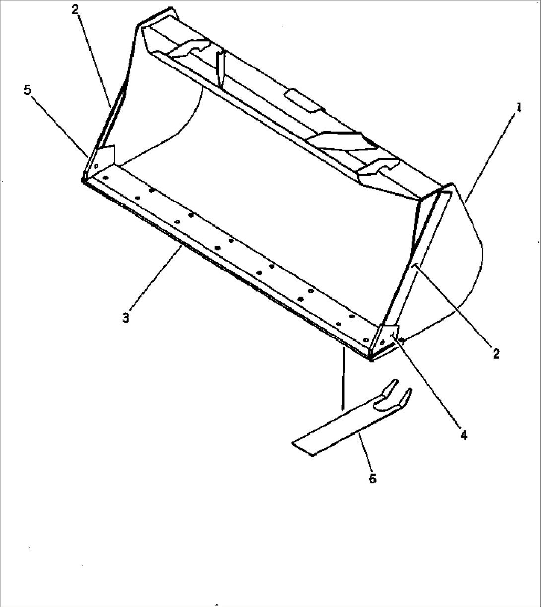 LOOSE MATERIAL BUCKET¤ 2.1M3
